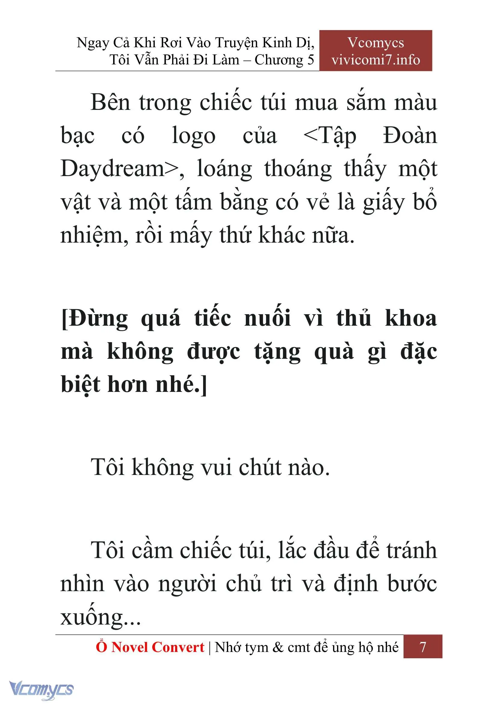 [Novel] Ngay Cả Khi Rơi Vào Truyện Kinh Dị, Tôi Vẫn Phải Đi Làm Chapter 5 - Trang 10