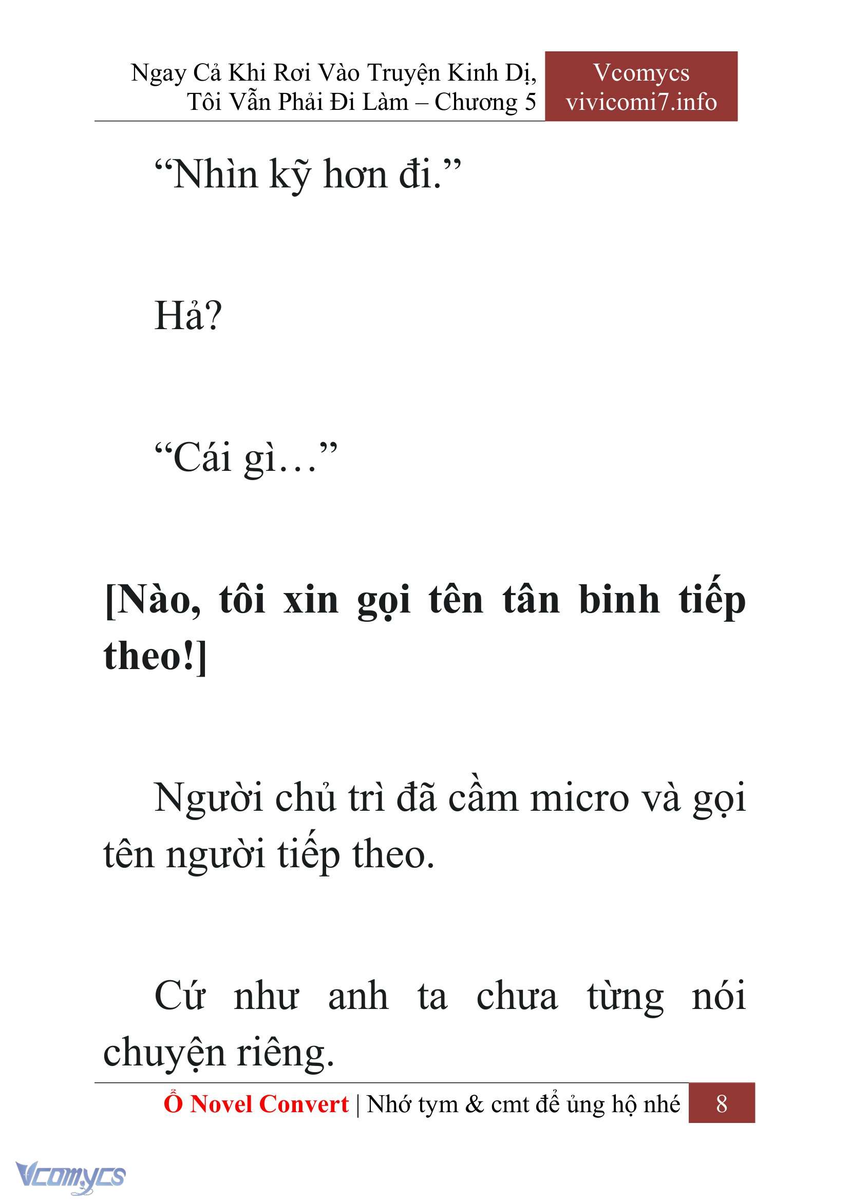 [Novel] Ngay Cả Khi Rơi Vào Truyện Kinh Dị, Tôi Vẫn Phải Đi Làm Chapter 5 - Trang 11