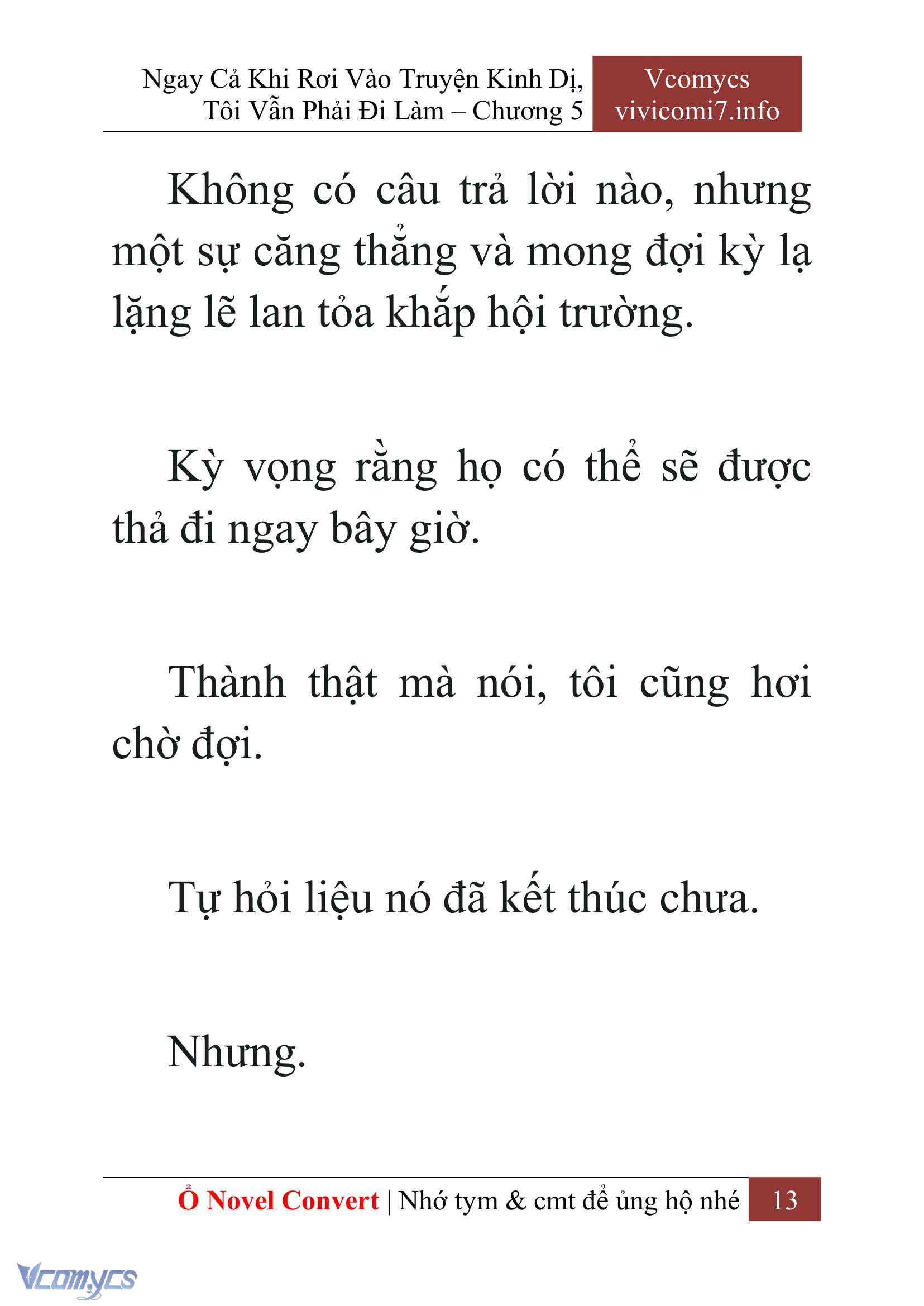 [Novel] Ngay Cả Khi Rơi Vào Truyện Kinh Dị, Tôi Vẫn Phải Đi Làm Chapter 5 - Trang 16