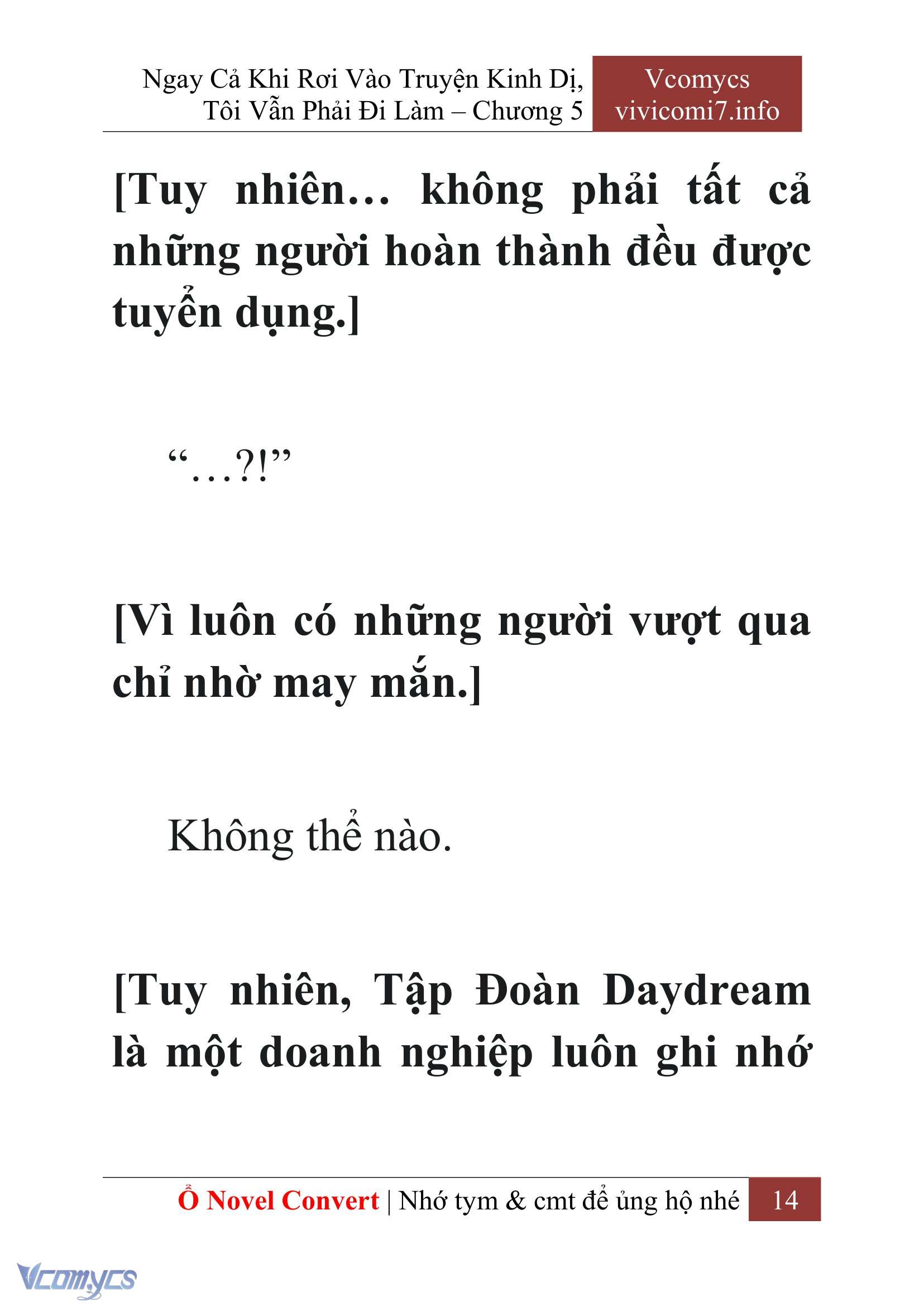 [Novel] Ngay Cả Khi Rơi Vào Truyện Kinh Dị, Tôi Vẫn Phải Đi Làm Chapter 5 - Trang 17