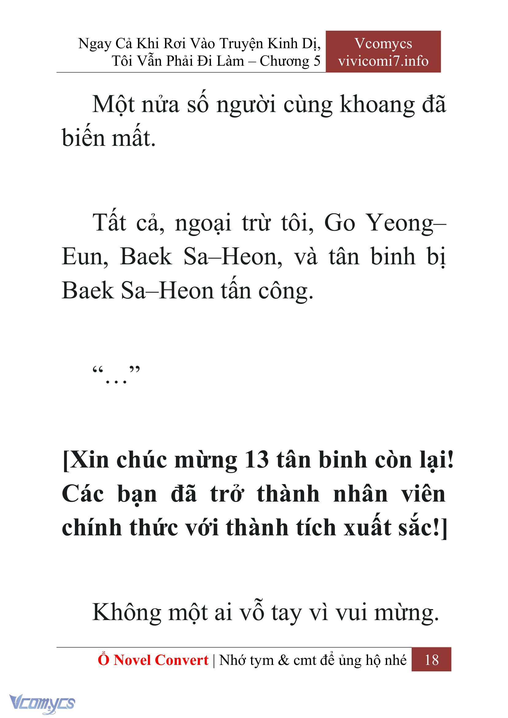 [Novel] Ngay Cả Khi Rơi Vào Truyện Kinh Dị, Tôi Vẫn Phải Đi Làm Chapter 5 - Trang 21