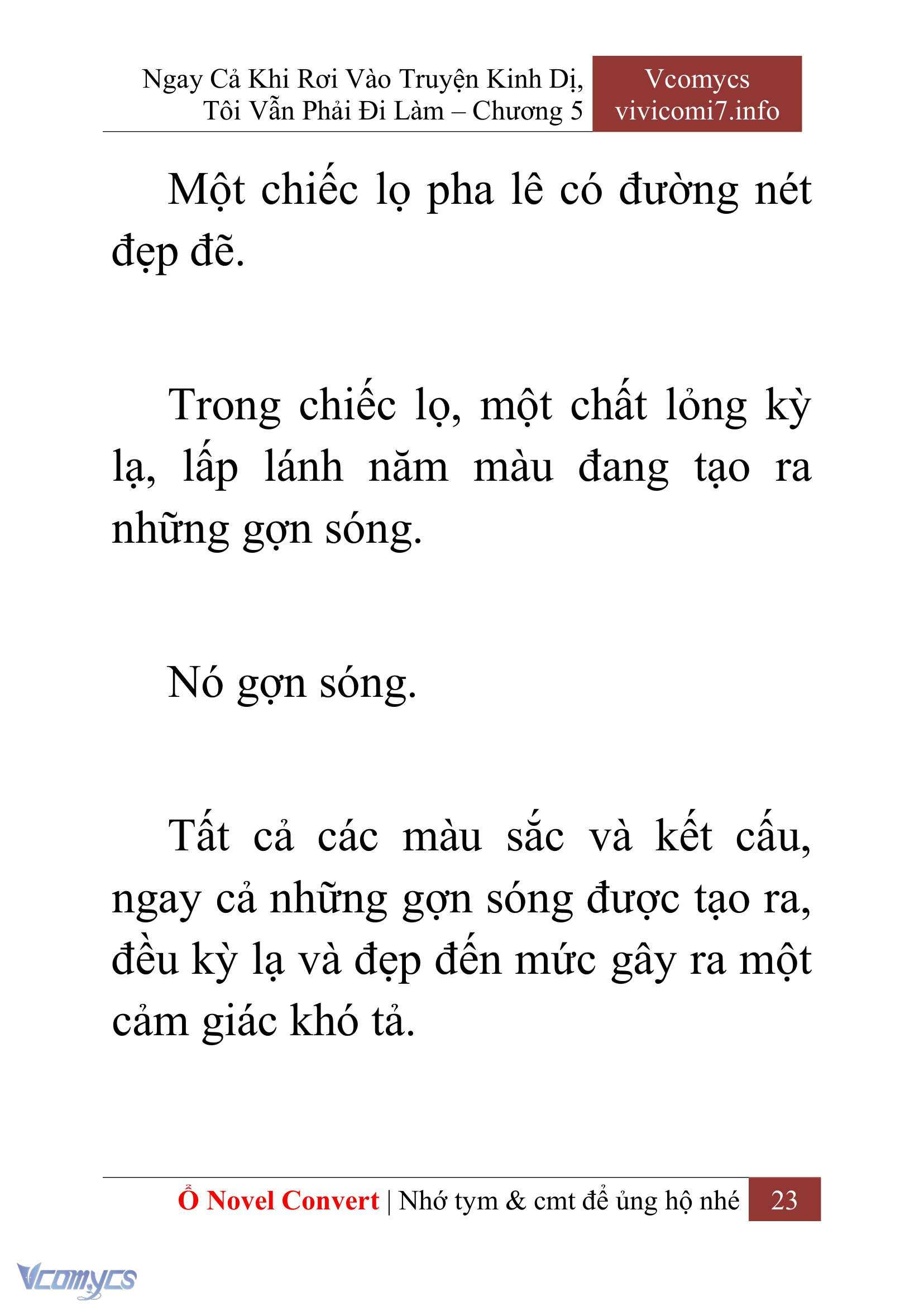 [Novel] Ngay Cả Khi Rơi Vào Truyện Kinh Dị, Tôi Vẫn Phải Đi Làm Chapter 5 - Trang 26