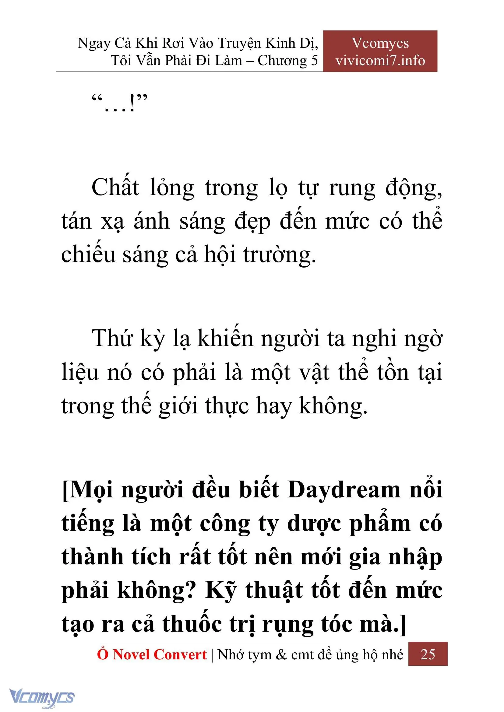 [Novel] Ngay Cả Khi Rơi Vào Truyện Kinh Dị, Tôi Vẫn Phải Đi Làm Chapter 5 - Trang 28
