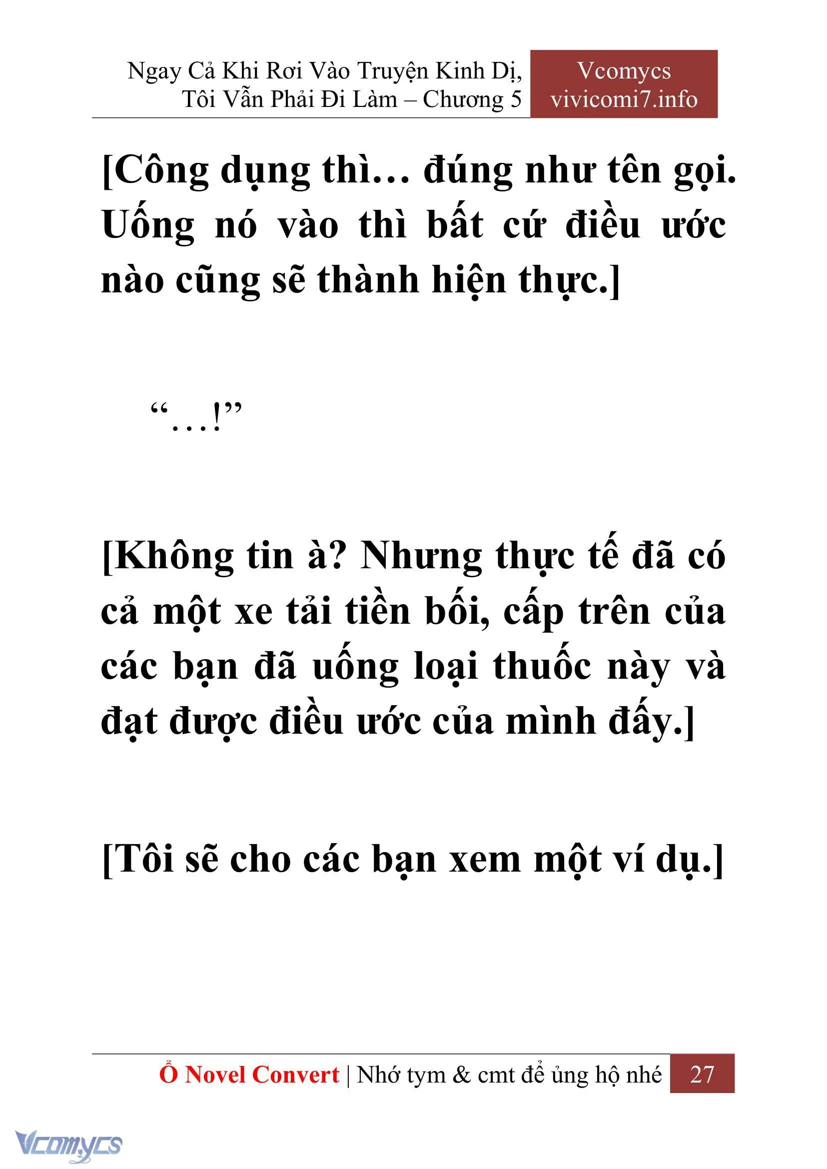 [Novel] Ngay Cả Khi Rơi Vào Truyện Kinh Dị, Tôi Vẫn Phải Đi Làm Chapter 5 - Trang 30