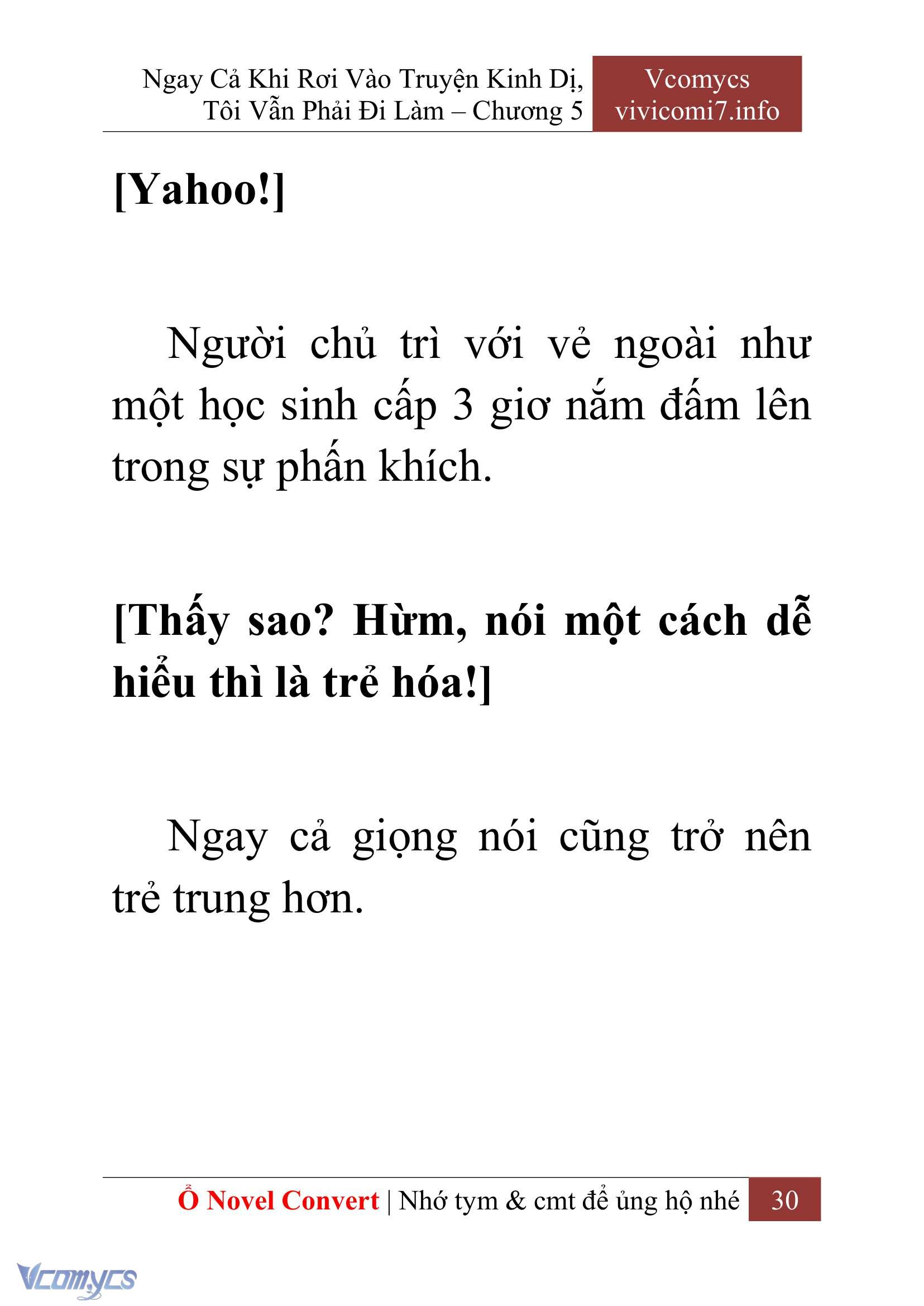 [Novel] Ngay Cả Khi Rơi Vào Truyện Kinh Dị, Tôi Vẫn Phải Đi Làm Chapter 5 - Trang 33