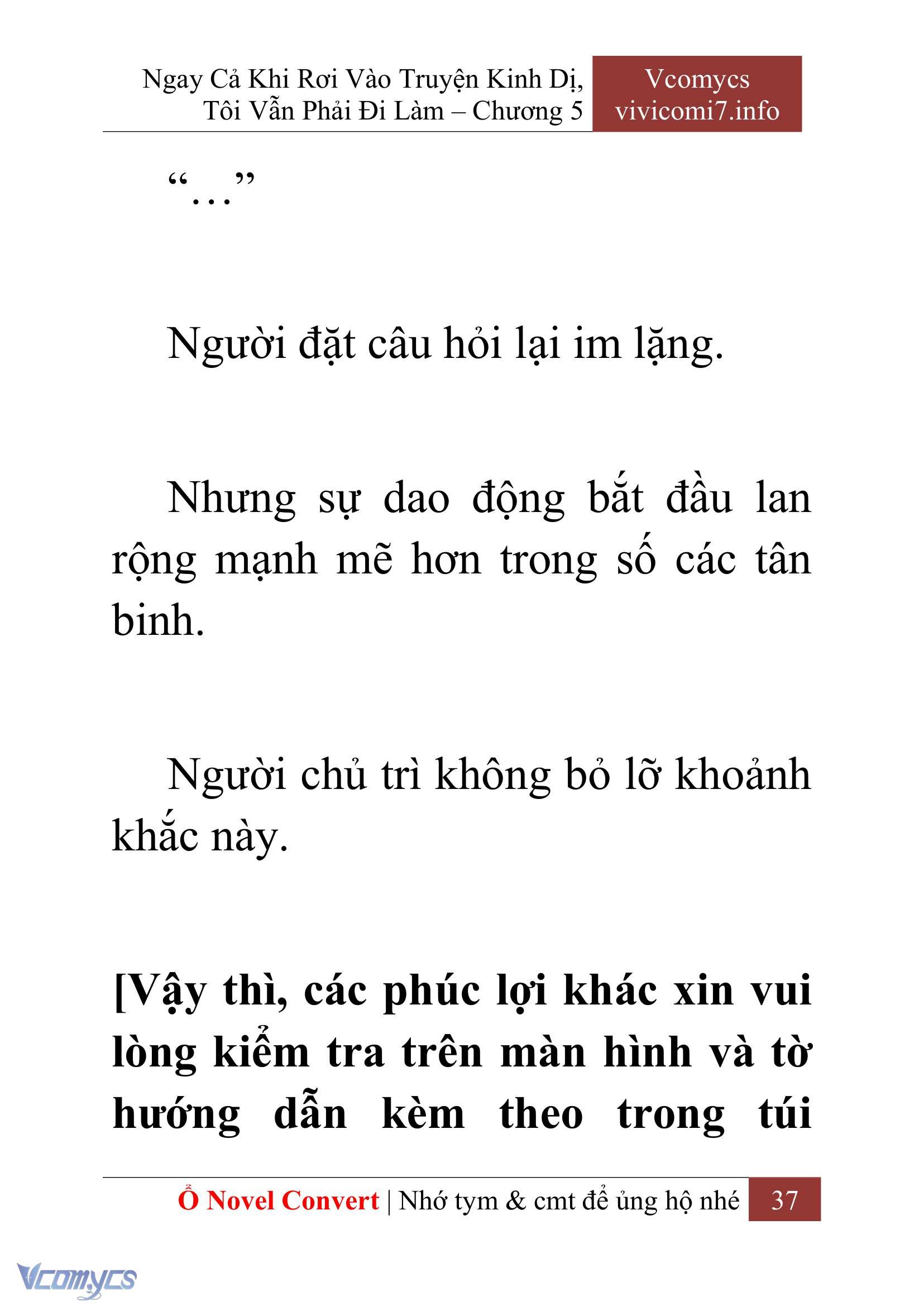 [Novel] Ngay Cả Khi Rơi Vào Truyện Kinh Dị, Tôi Vẫn Phải Đi Làm Chapter 5 - Trang 40