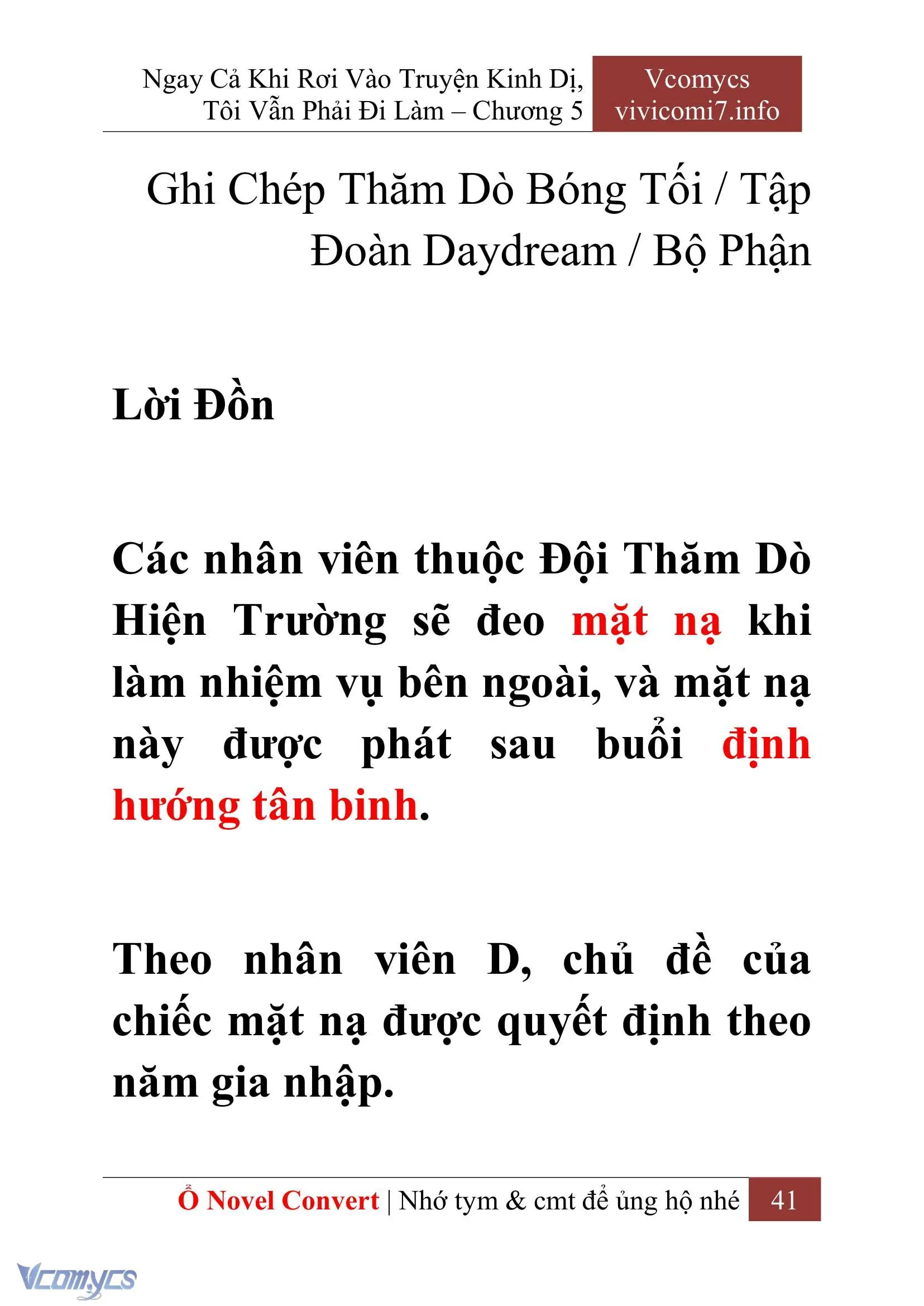[Novel] Ngay Cả Khi Rơi Vào Truyện Kinh Dị, Tôi Vẫn Phải Đi Làm Chapter 5 - Trang 44