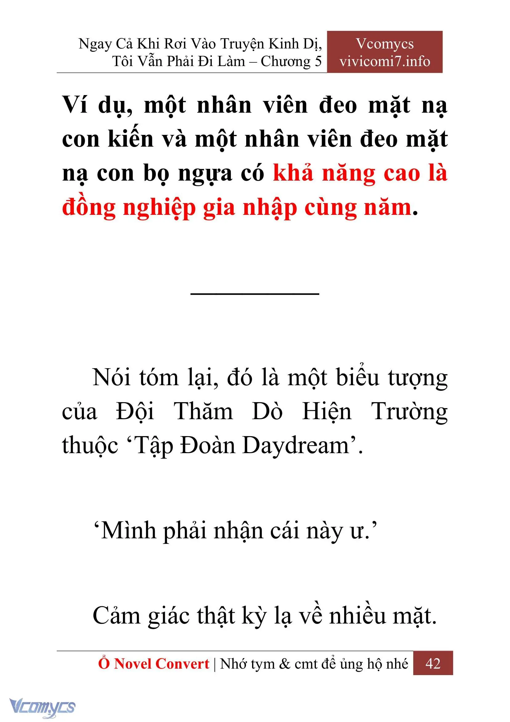 [Novel] Ngay Cả Khi Rơi Vào Truyện Kinh Dị, Tôi Vẫn Phải Đi Làm Chapter 5 - Trang 45
