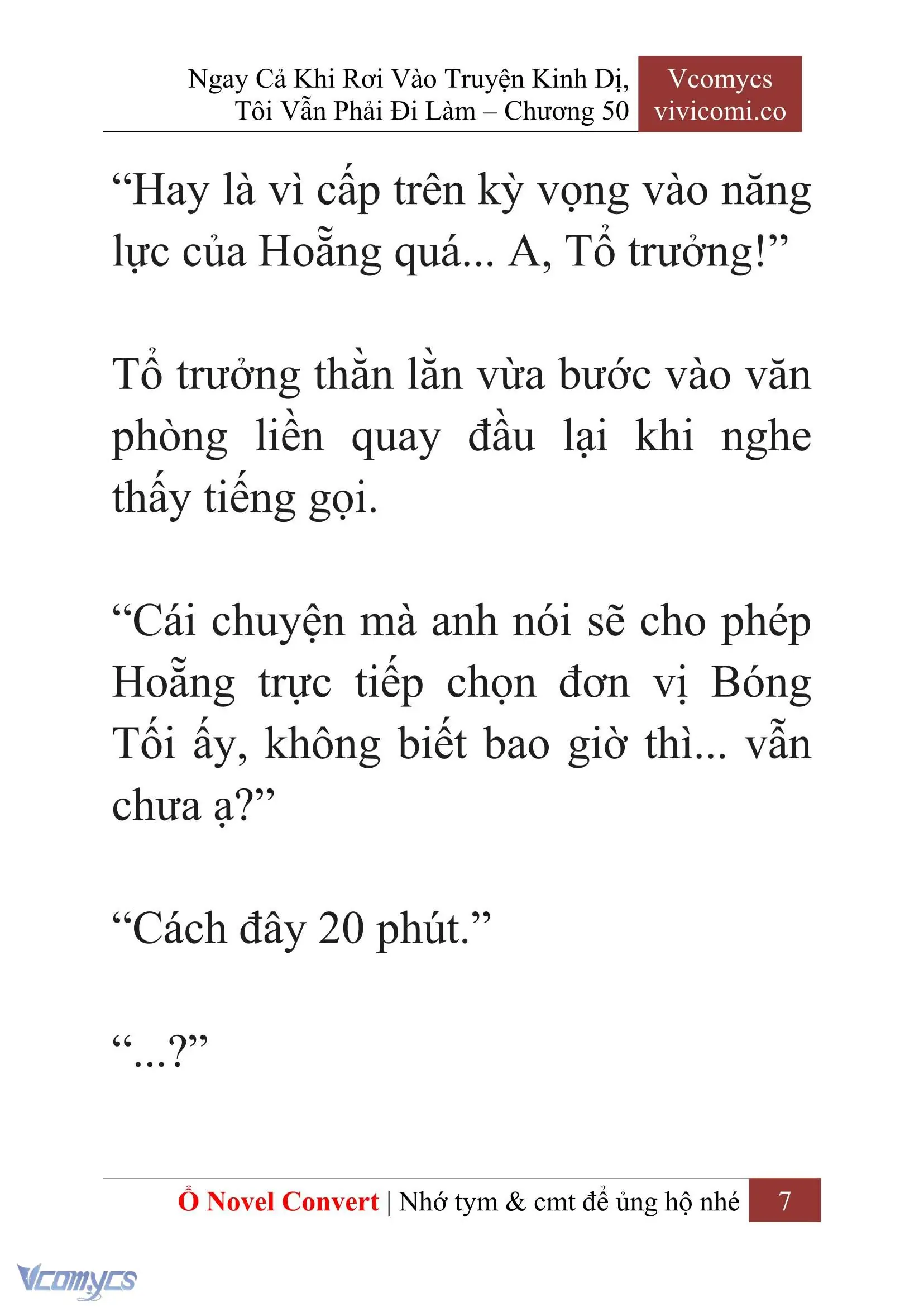 [Novel] Ngay Cả Khi Rơi Vào Truyện Kinh Dị, Tôi Vẫn Phải Đi Làm Chapter 50 - Trang 10