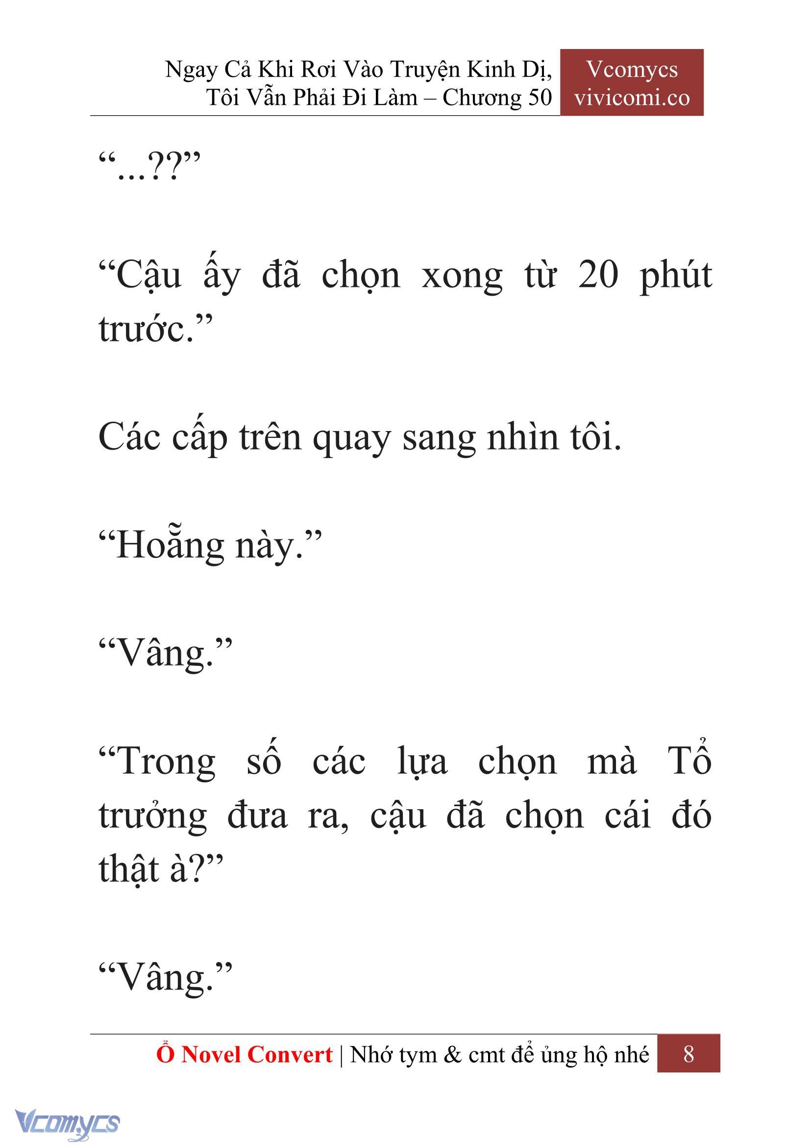 [Novel] Ngay Cả Khi Rơi Vào Truyện Kinh Dị, Tôi Vẫn Phải Đi Làm Chapter 50 - Trang 11