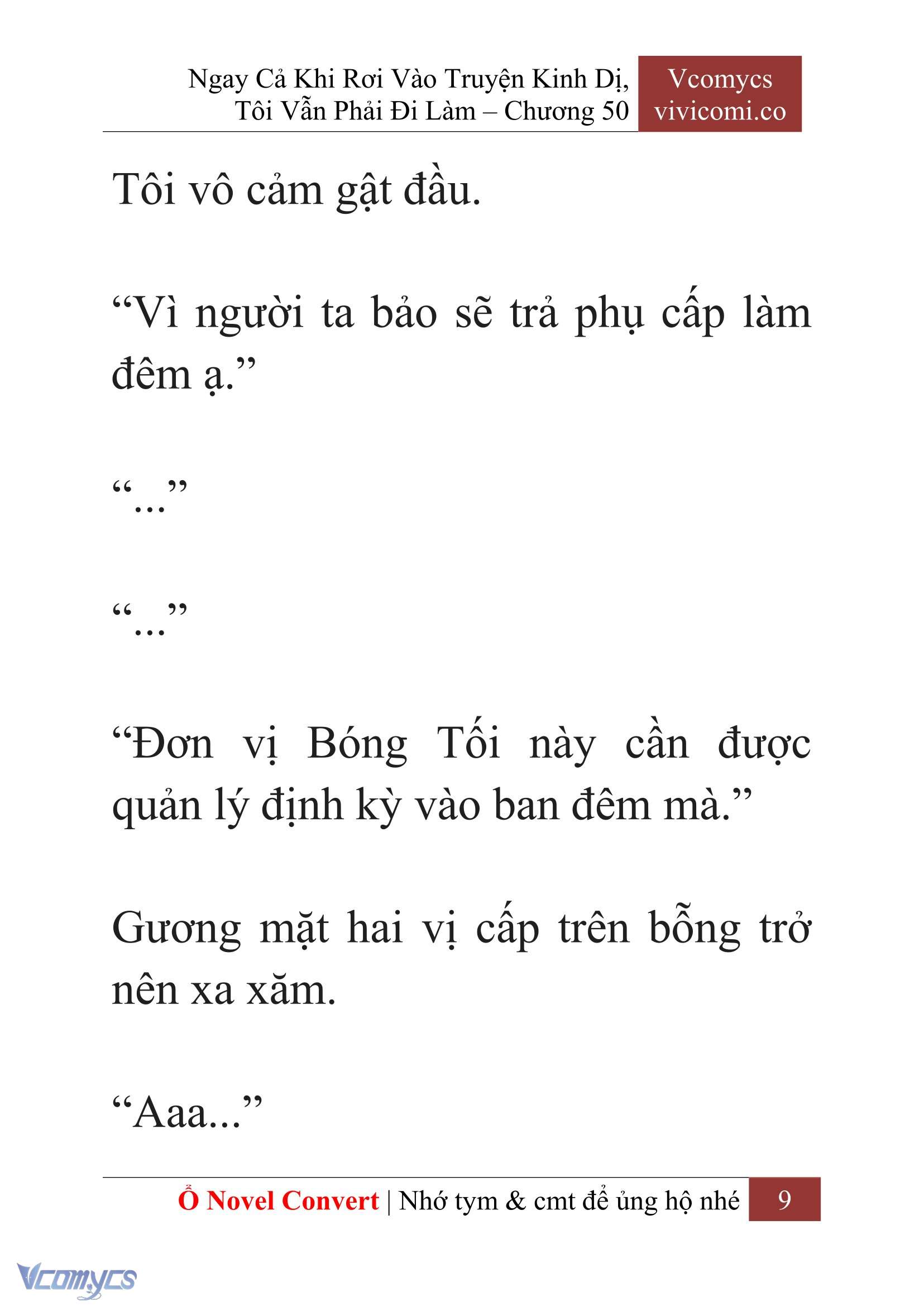 [Novel] Ngay Cả Khi Rơi Vào Truyện Kinh Dị, Tôi Vẫn Phải Đi Làm Chapter 50 - Trang 12