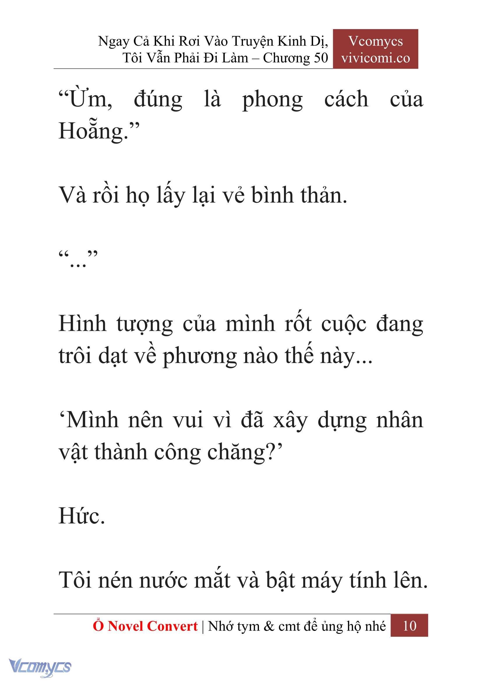 [Novel] Ngay Cả Khi Rơi Vào Truyện Kinh Dị, Tôi Vẫn Phải Đi Làm Chapter 50 - Trang 13