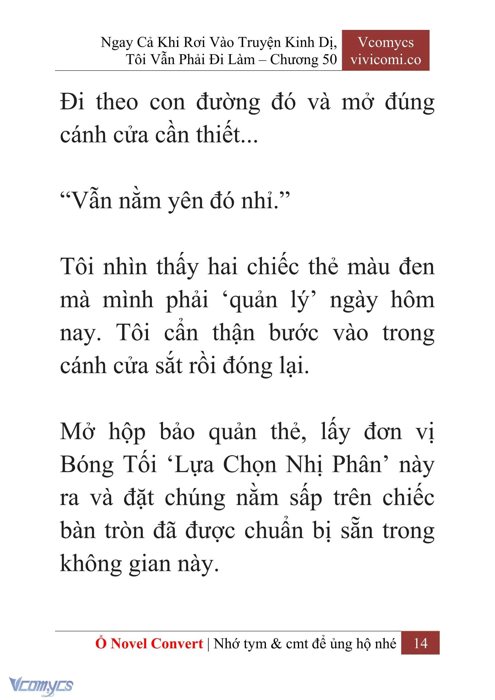 [Novel] Ngay Cả Khi Rơi Vào Truyện Kinh Dị, Tôi Vẫn Phải Đi Làm Chapter 50 - Trang 17