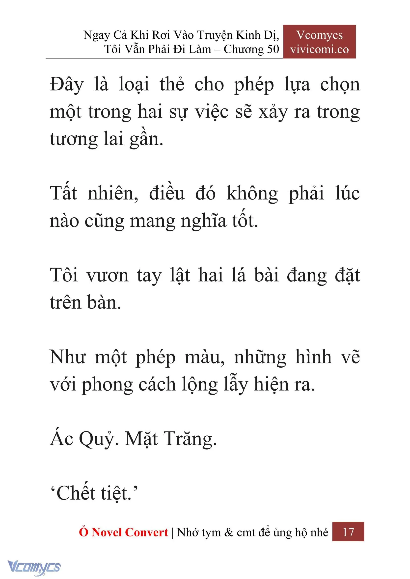 [Novel] Ngay Cả Khi Rơi Vào Truyện Kinh Dị, Tôi Vẫn Phải Đi Làm Chapter 50 - Trang 20