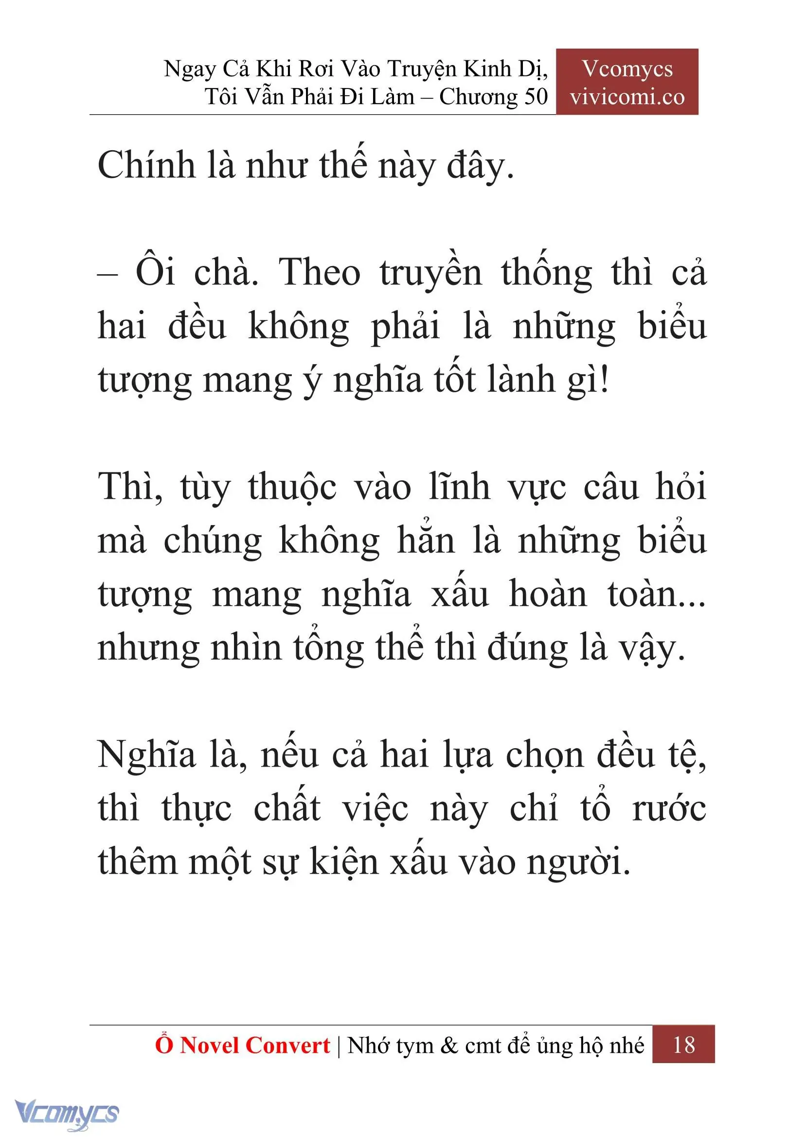 [Novel] Ngay Cả Khi Rơi Vào Truyện Kinh Dị, Tôi Vẫn Phải Đi Làm Chapter 50 - Trang 21
