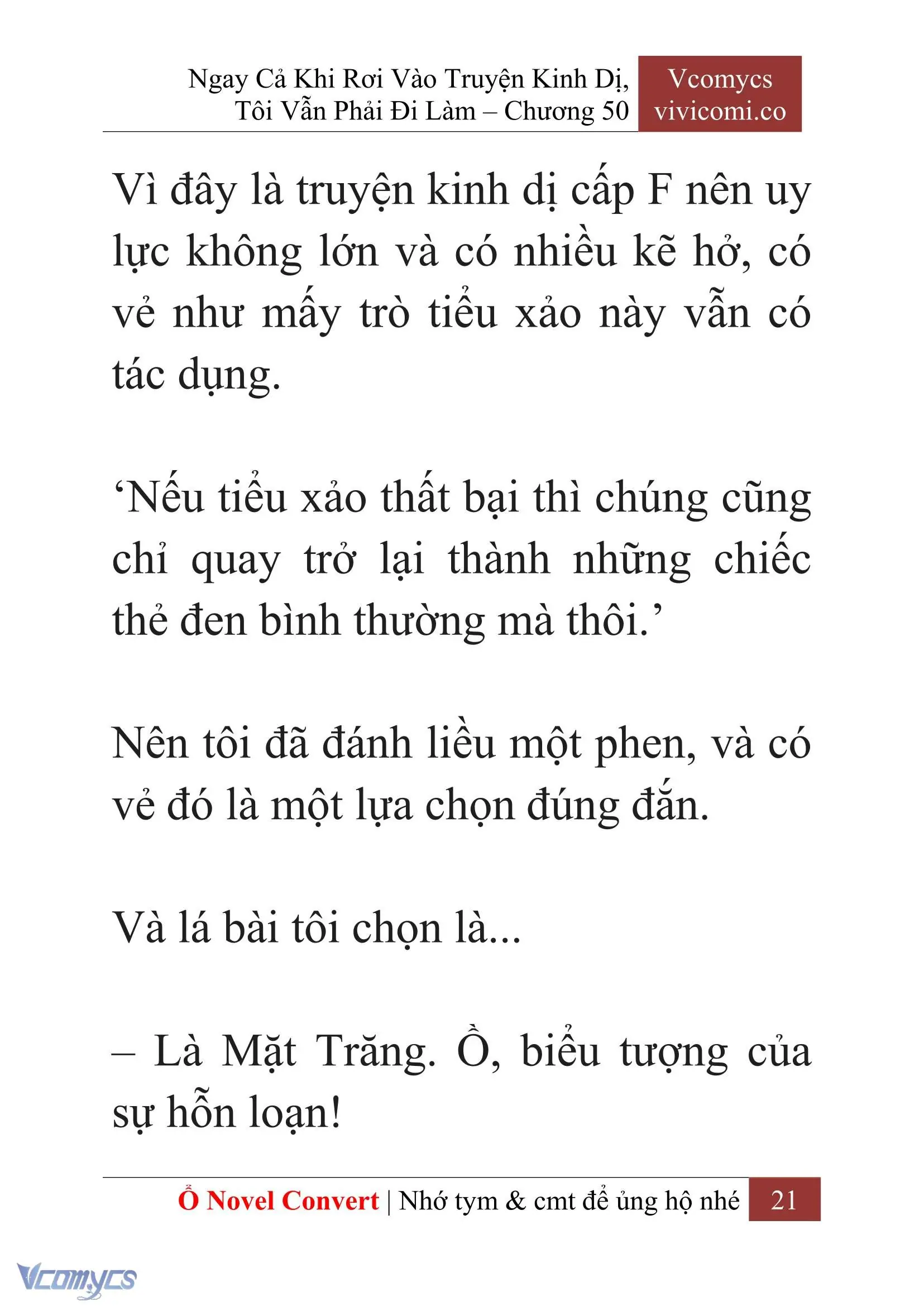 [Novel] Ngay Cả Khi Rơi Vào Truyện Kinh Dị, Tôi Vẫn Phải Đi Làm Chapter 50 - Trang 24