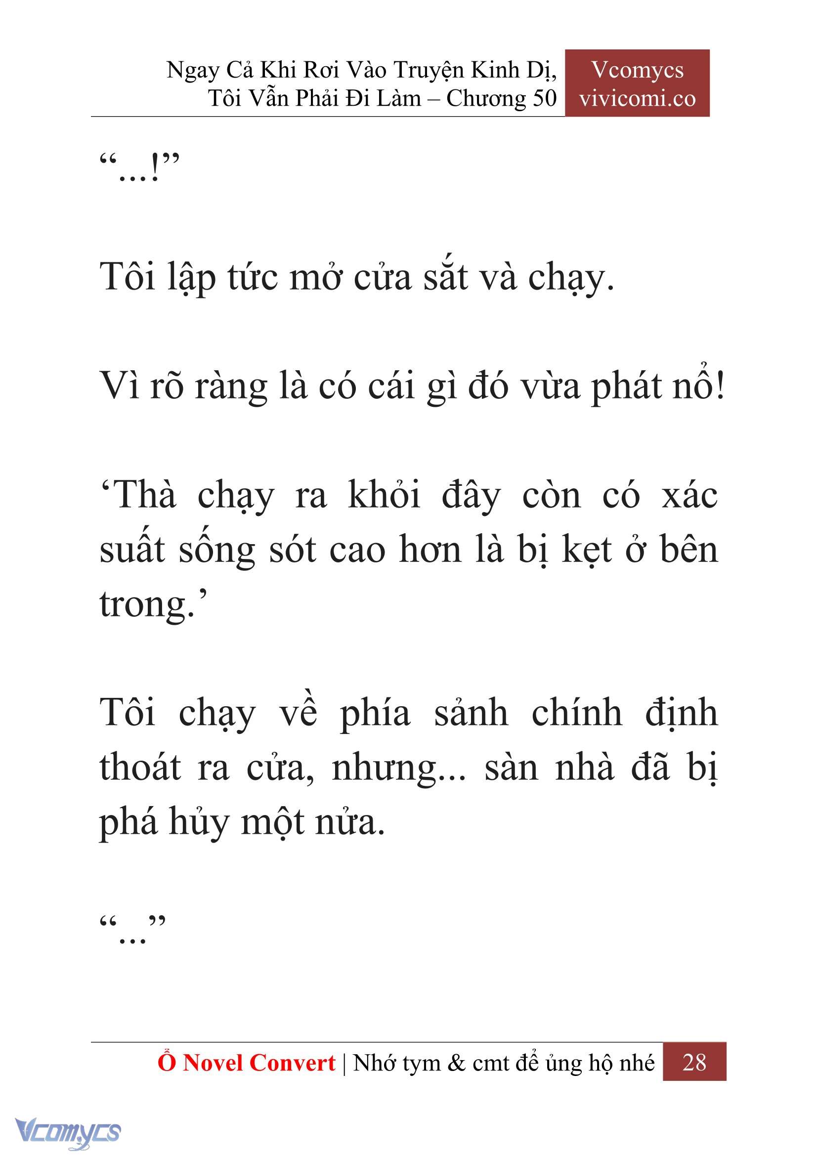 [Novel] Ngay Cả Khi Rơi Vào Truyện Kinh Dị, Tôi Vẫn Phải Đi Làm Chapter 50 - Trang 31