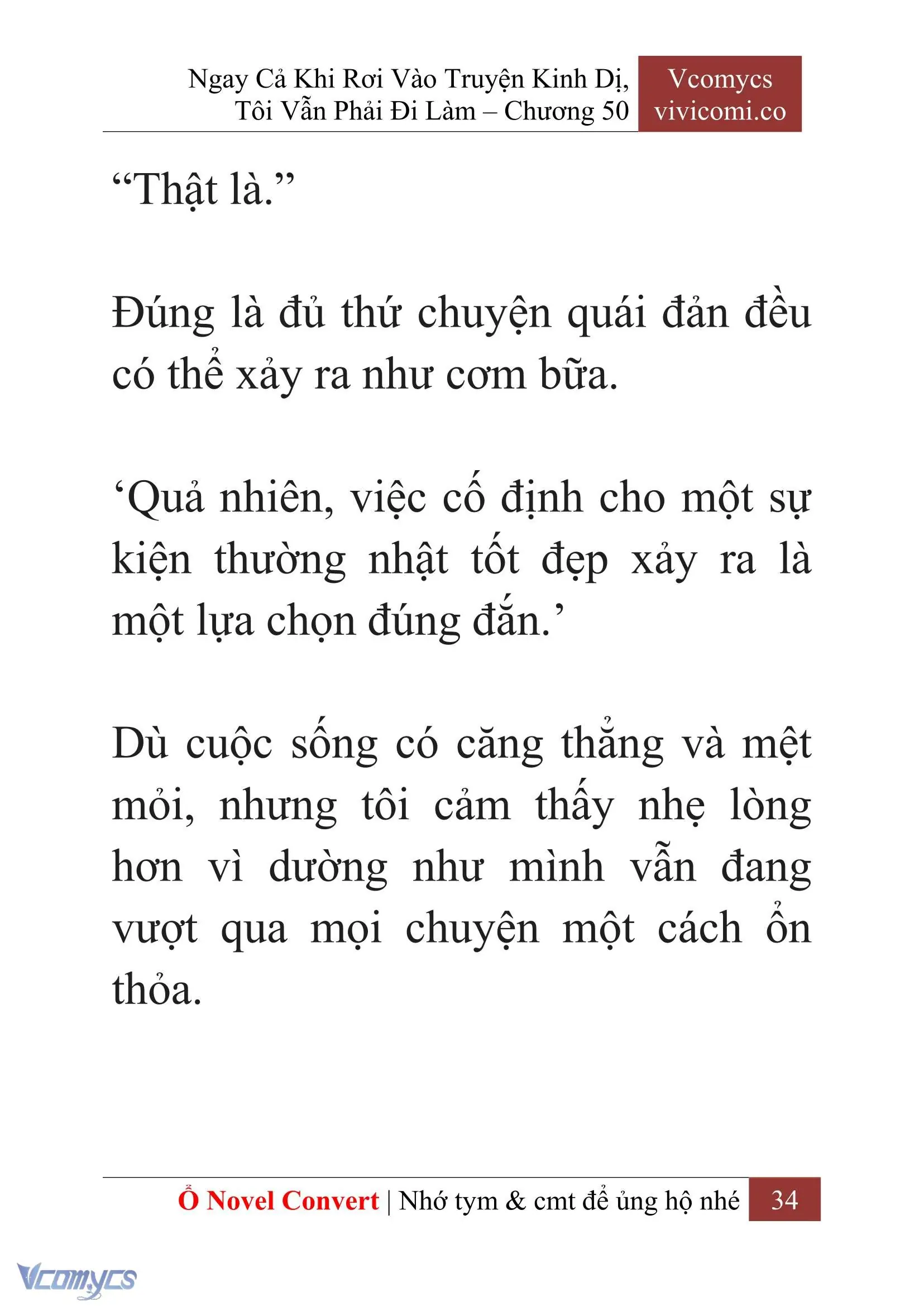 [Novel] Ngay Cả Khi Rơi Vào Truyện Kinh Dị, Tôi Vẫn Phải Đi Làm Chapter 50 - Trang 37