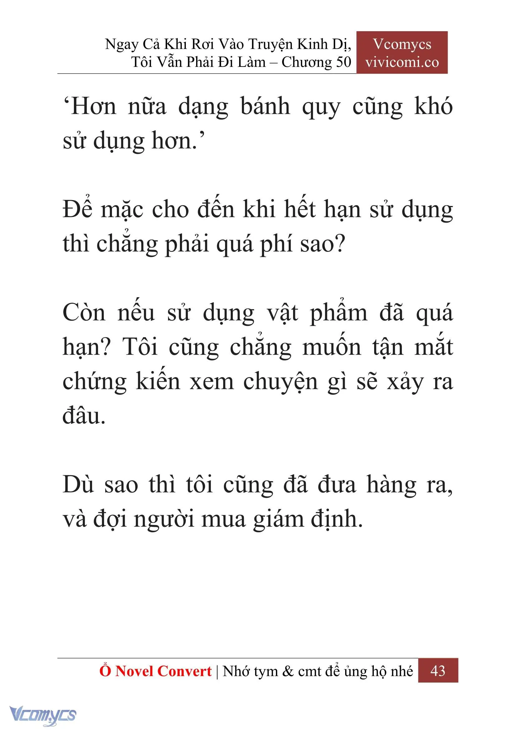 [Novel] Ngay Cả Khi Rơi Vào Truyện Kinh Dị, Tôi Vẫn Phải Đi Làm Chapter 50 - Trang 46