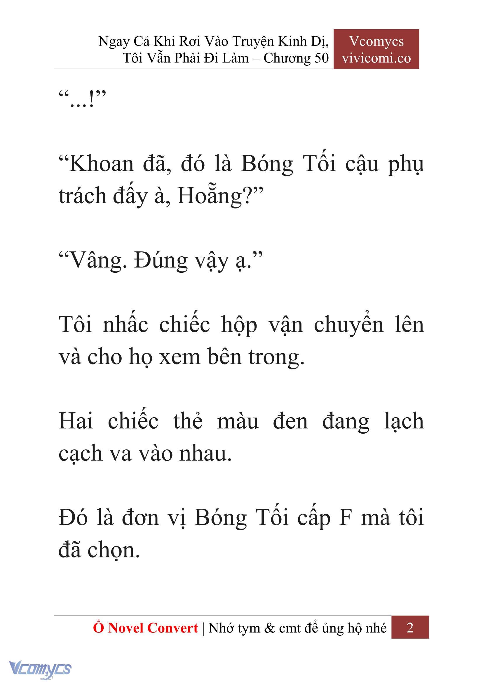 [Novel] Ngay Cả Khi Rơi Vào Truyện Kinh Dị, Tôi Vẫn Phải Đi Làm Chapter 50 - Trang 5