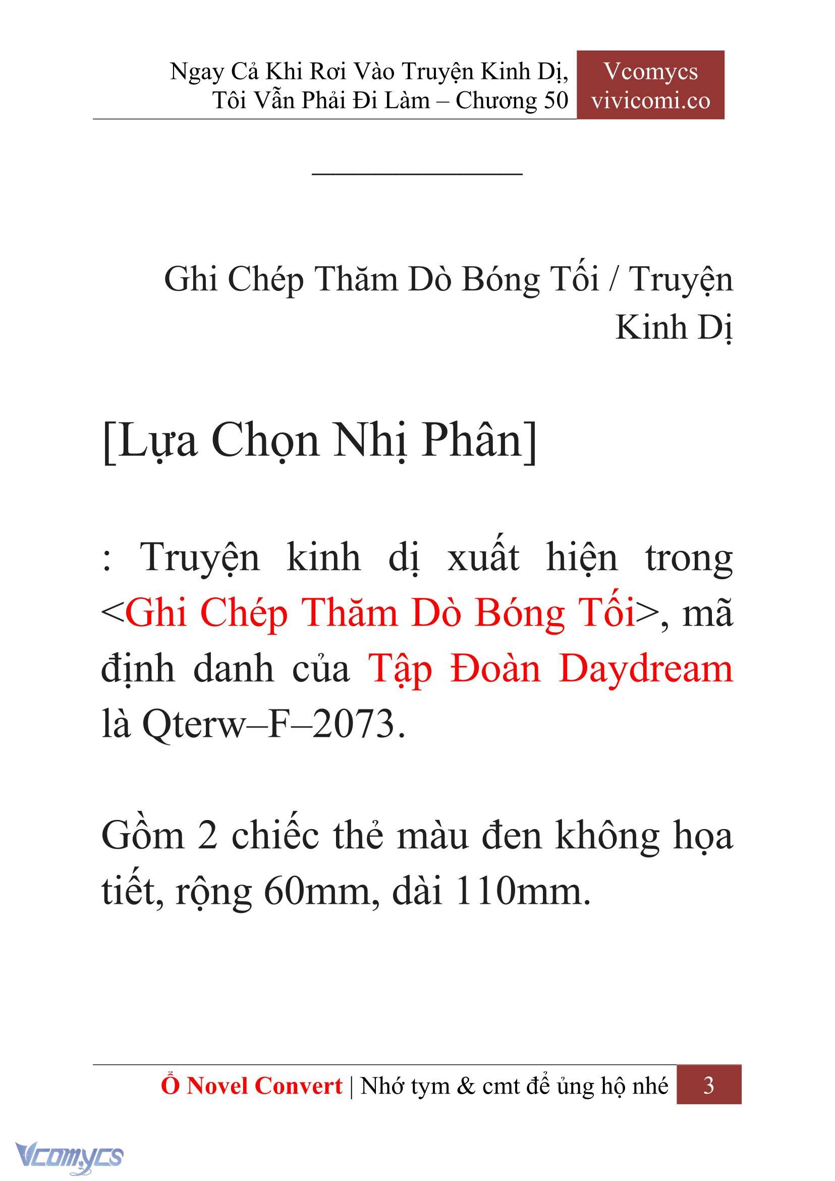 [Novel] Ngay Cả Khi Rơi Vào Truyện Kinh Dị, Tôi Vẫn Phải Đi Làm Chapter 50 - Trang 6
