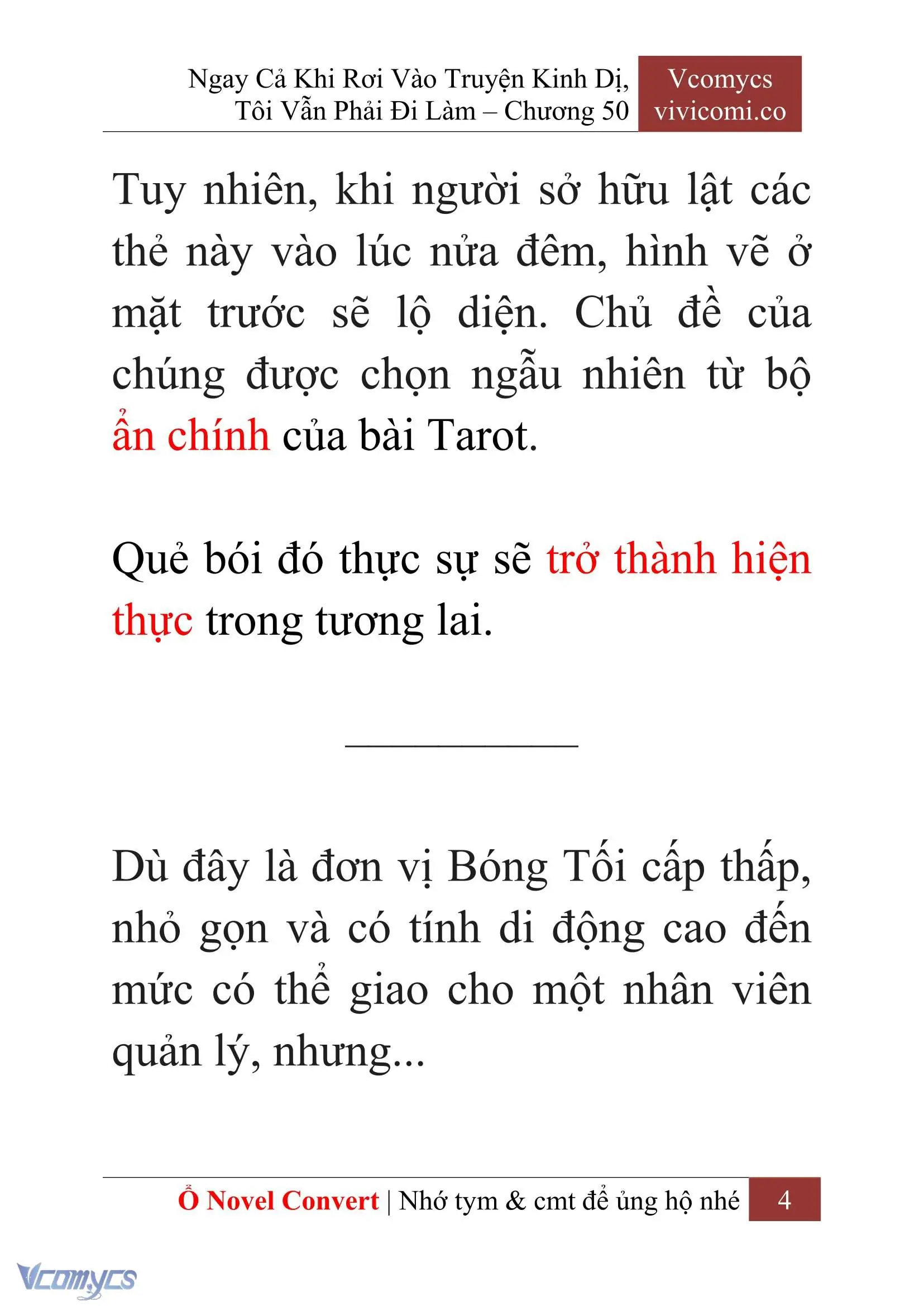 [Novel] Ngay Cả Khi Rơi Vào Truyện Kinh Dị, Tôi Vẫn Phải Đi Làm Chapter 50 - Trang 7