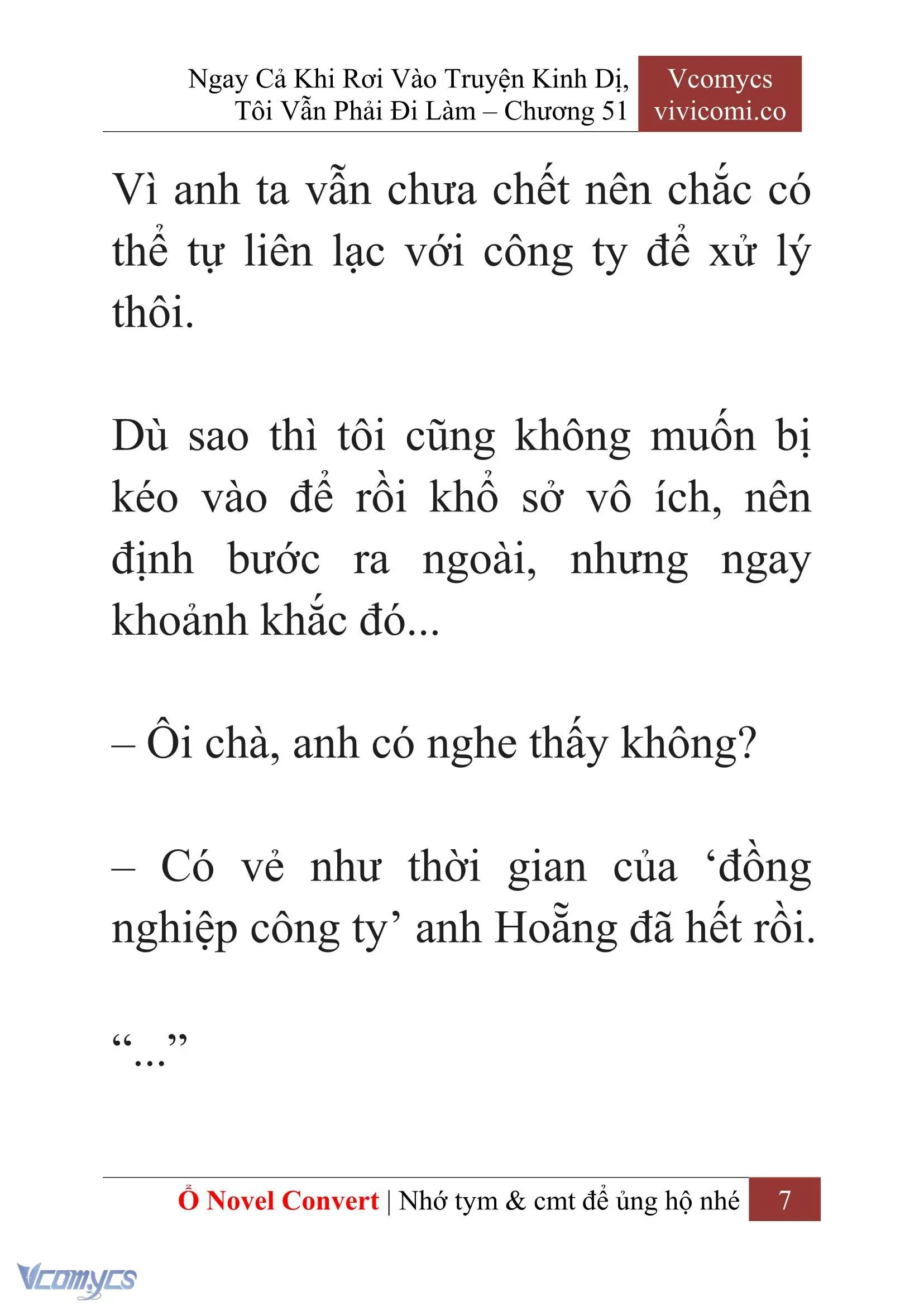 [Novel] Ngay Cả Khi Rơi Vào Truyện Kinh Dị, Tôi Vẫn Phải Đi Làm Chapter 51 - Trang 10