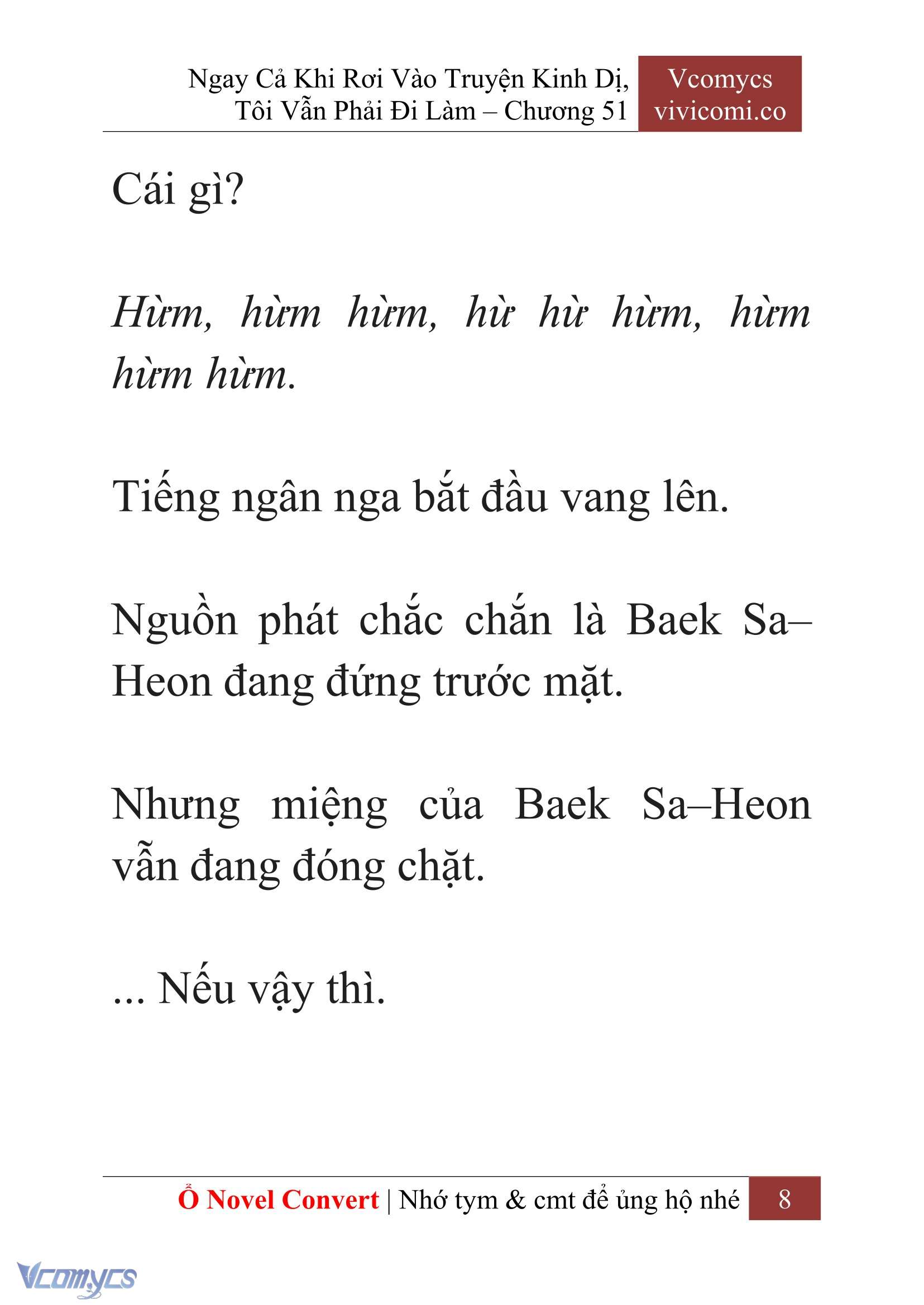 [Novel] Ngay Cả Khi Rơi Vào Truyện Kinh Dị, Tôi Vẫn Phải Đi Làm Chapter 51 - Trang 11
