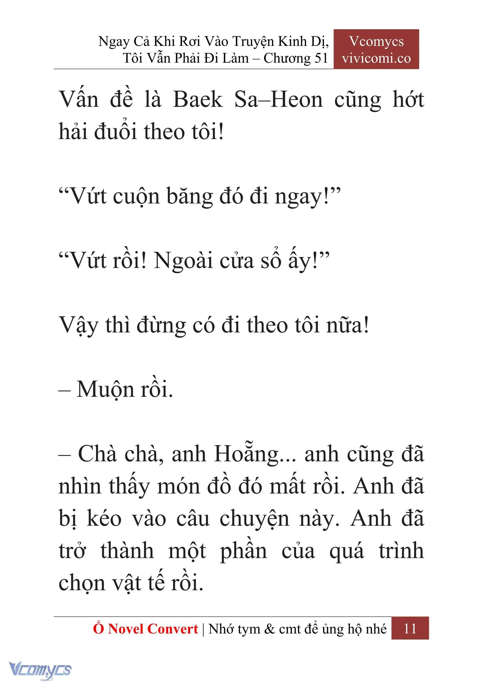 [Novel] Ngay Cả Khi Rơi Vào Truyện Kinh Dị, Tôi Vẫn Phải Đi Làm Chapter 51 - Trang 14