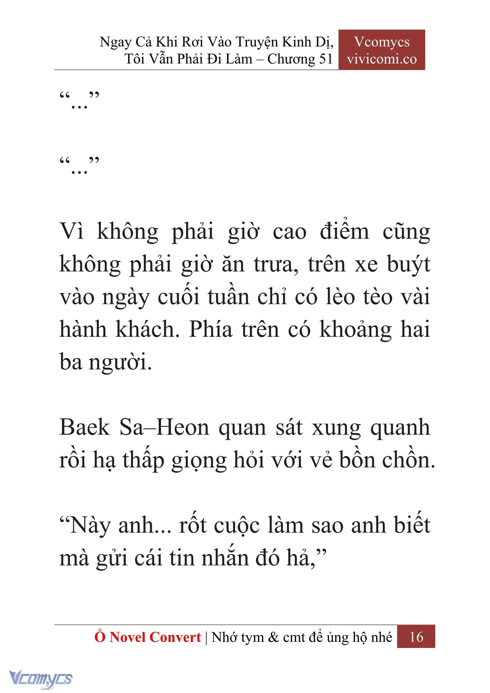 [Novel] Ngay Cả Khi Rơi Vào Truyện Kinh Dị, Tôi Vẫn Phải Đi Làm Chapter 51 - Trang 19