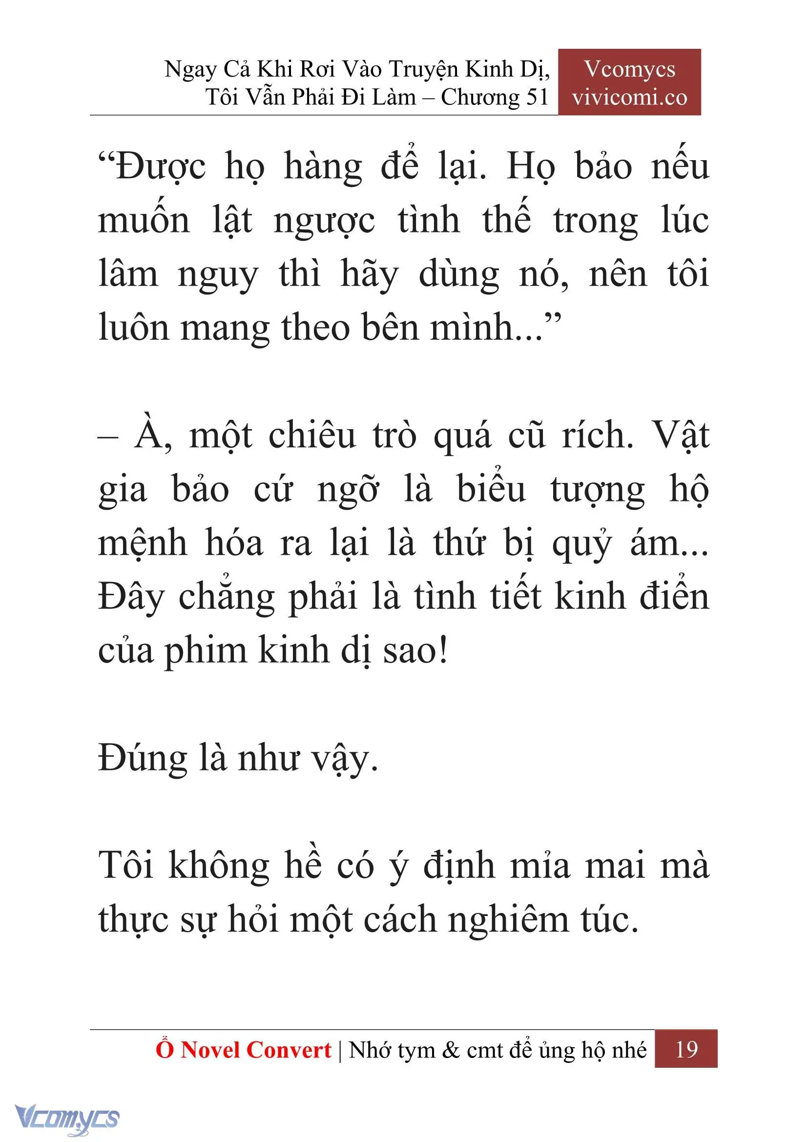 [Novel] Ngay Cả Khi Rơi Vào Truyện Kinh Dị, Tôi Vẫn Phải Đi Làm Chapter 51 - Trang 22