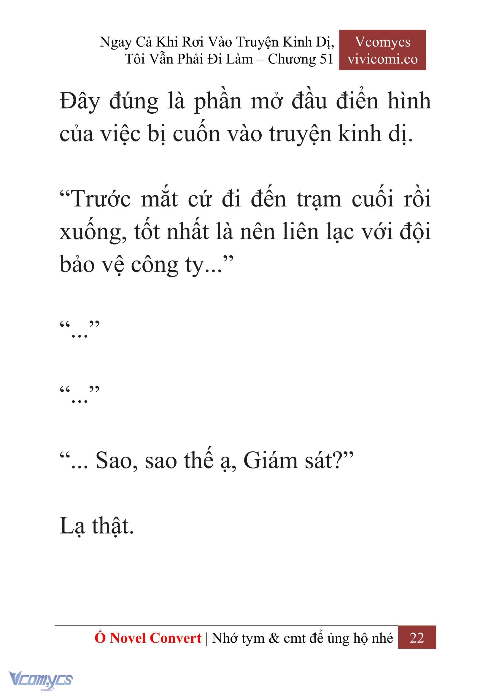 [Novel] Ngay Cả Khi Rơi Vào Truyện Kinh Dị, Tôi Vẫn Phải Đi Làm Chapter 51 - Trang 25
