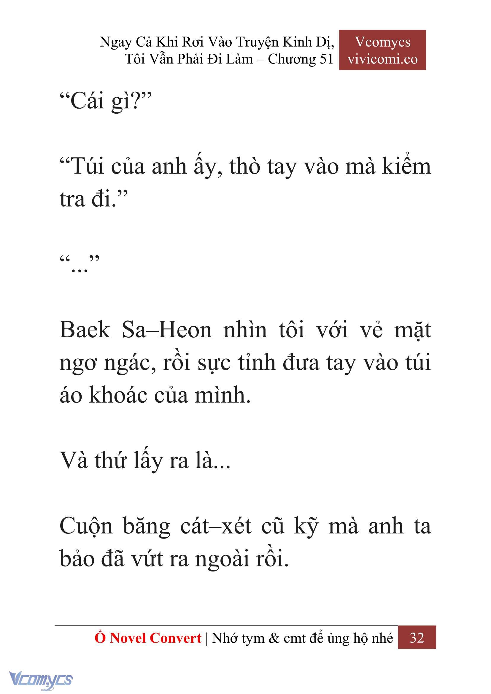 [Novel] Ngay Cả Khi Rơi Vào Truyện Kinh Dị, Tôi Vẫn Phải Đi Làm Chapter 51 - Trang 35