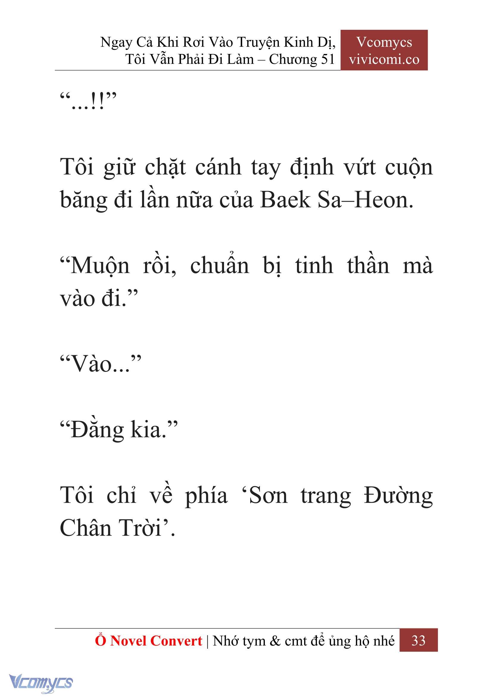 [Novel] Ngay Cả Khi Rơi Vào Truyện Kinh Dị, Tôi Vẫn Phải Đi Làm Chapter 51 - Trang 36