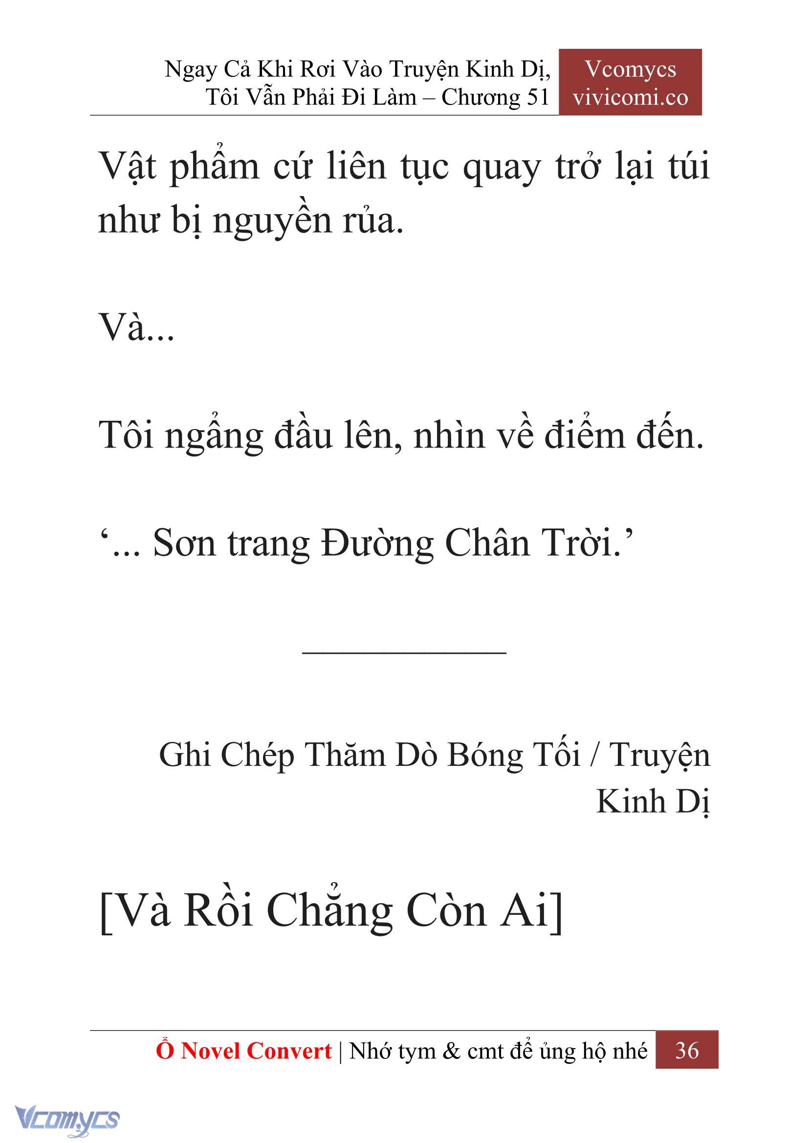[Novel] Ngay Cả Khi Rơi Vào Truyện Kinh Dị, Tôi Vẫn Phải Đi Làm Chapter 51 - Trang 39