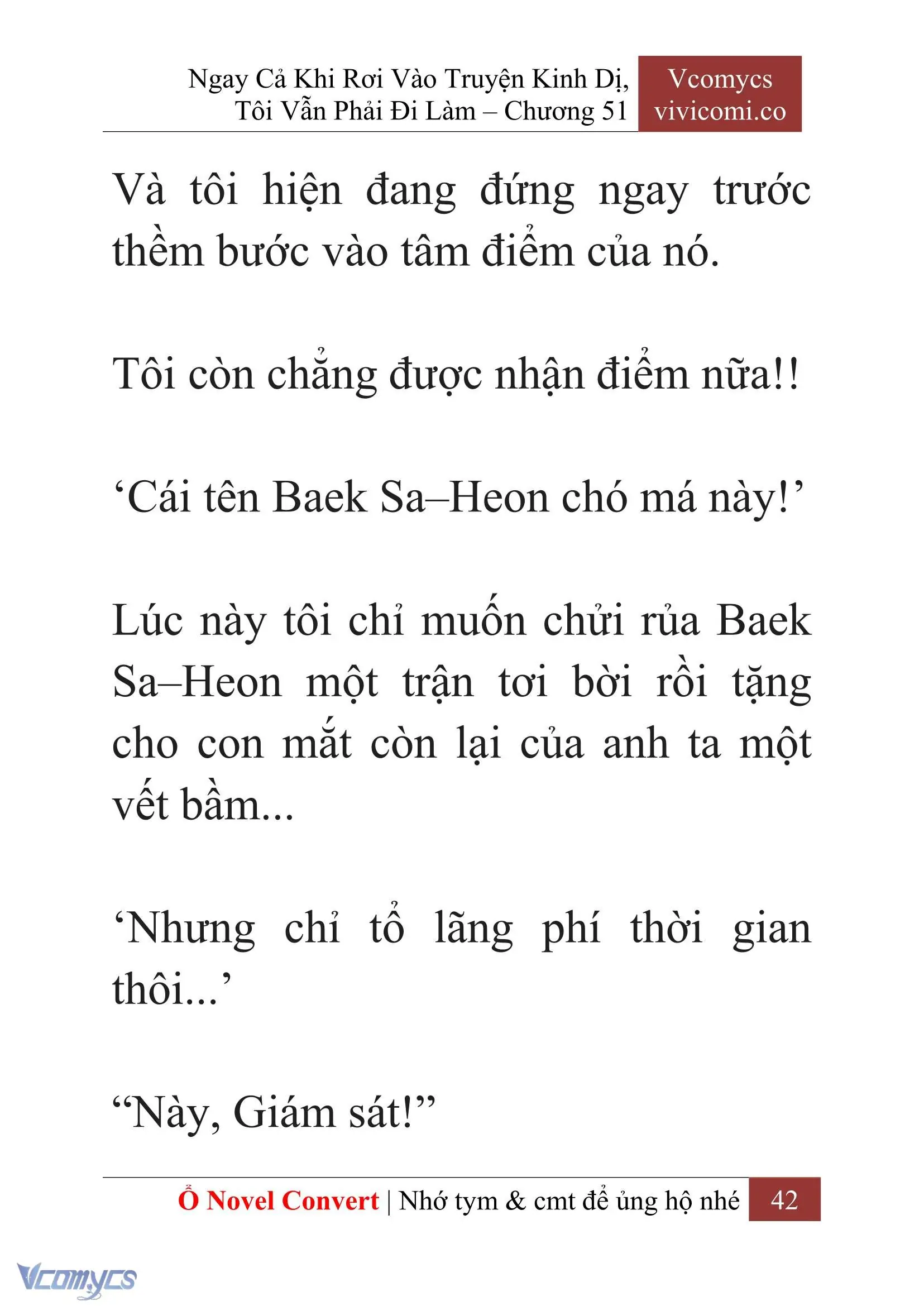 [Novel] Ngay Cả Khi Rơi Vào Truyện Kinh Dị, Tôi Vẫn Phải Đi Làm Chapter 51 - Trang 45