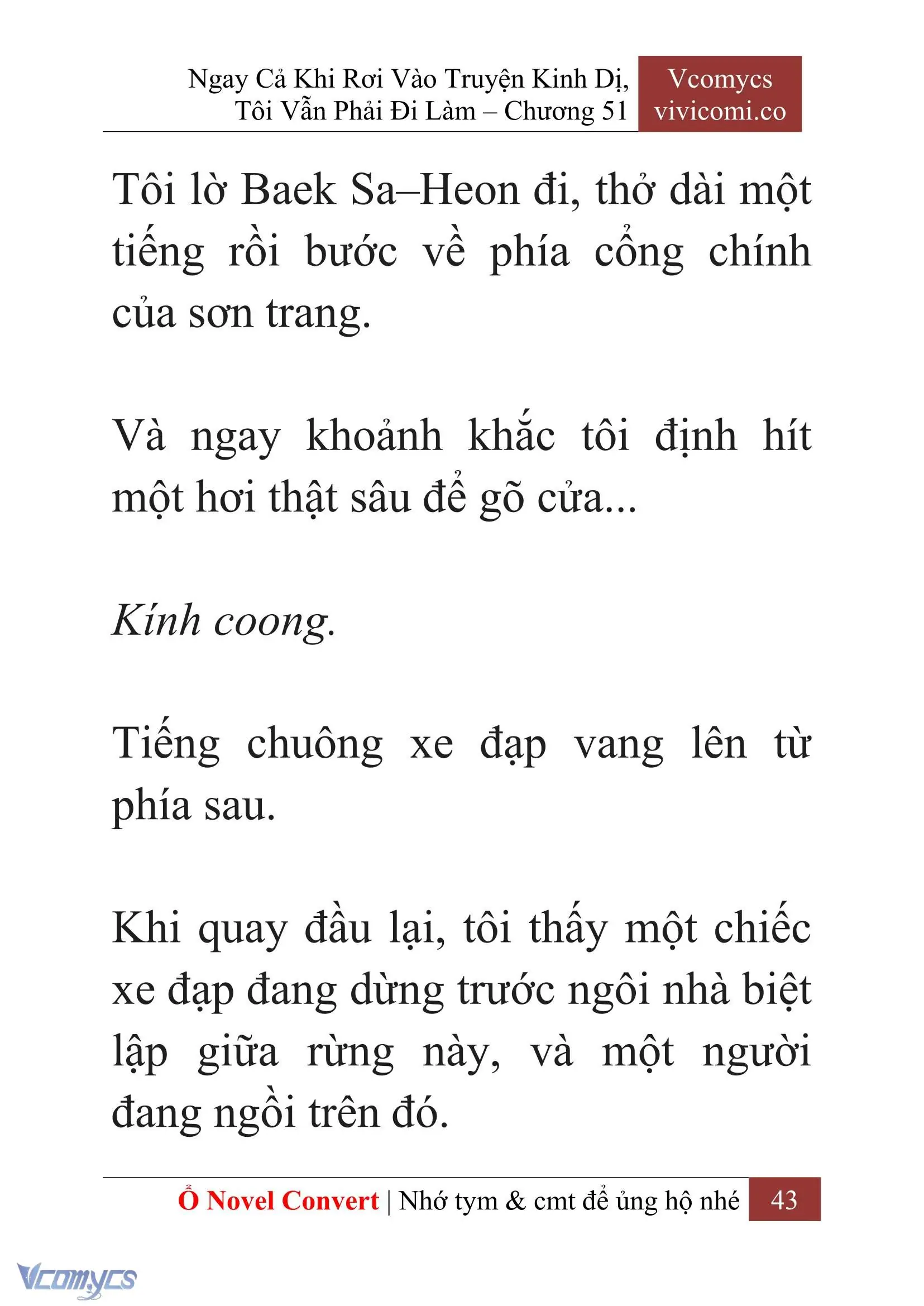 [Novel] Ngay Cả Khi Rơi Vào Truyện Kinh Dị, Tôi Vẫn Phải Đi Làm Chapter 51 - Trang 46