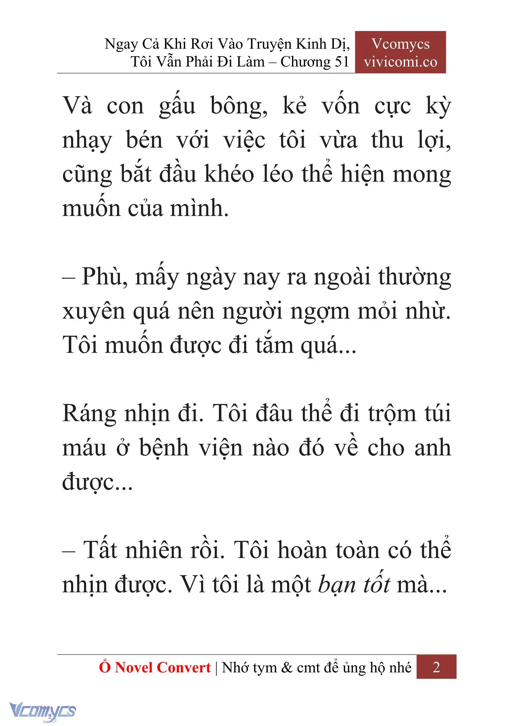 [Novel] Ngay Cả Khi Rơi Vào Truyện Kinh Dị, Tôi Vẫn Phải Đi Làm Chapter 51 - Trang 5