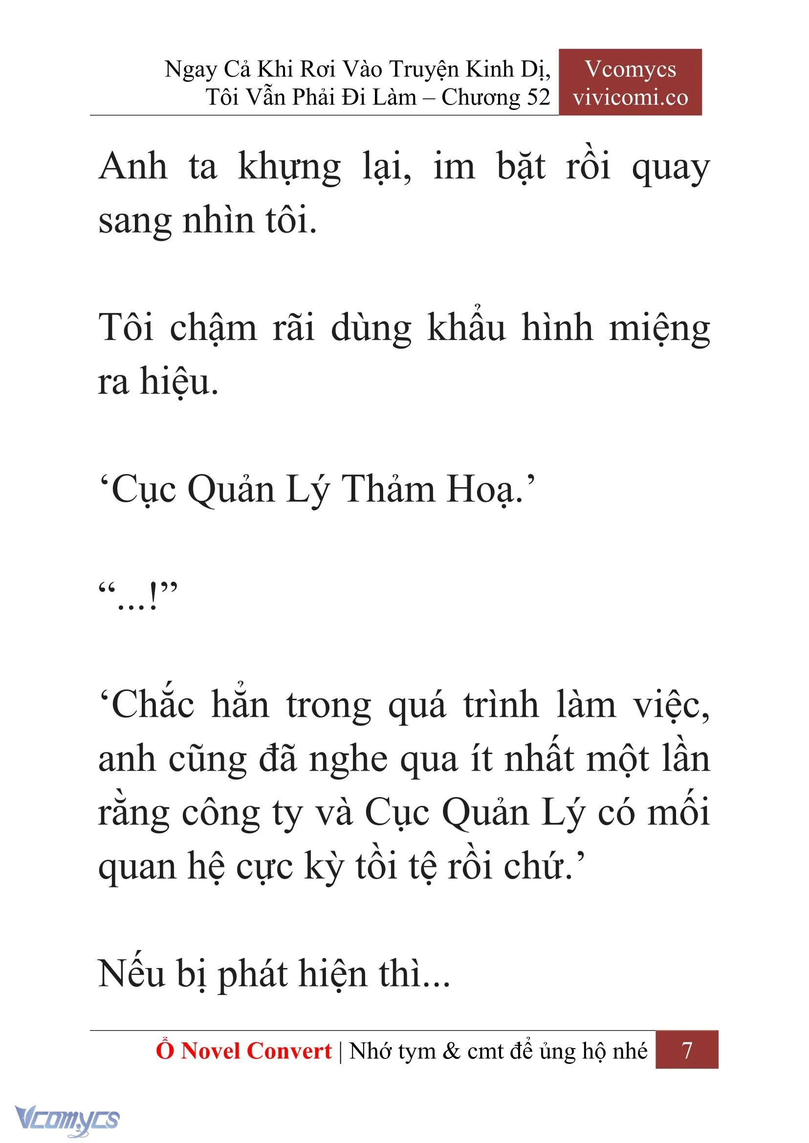 [Novel] Ngay Cả Khi Rơi Vào Truyện Kinh Dị, Tôi Vẫn Phải Đi Làm Chapter 52 - Trang 10