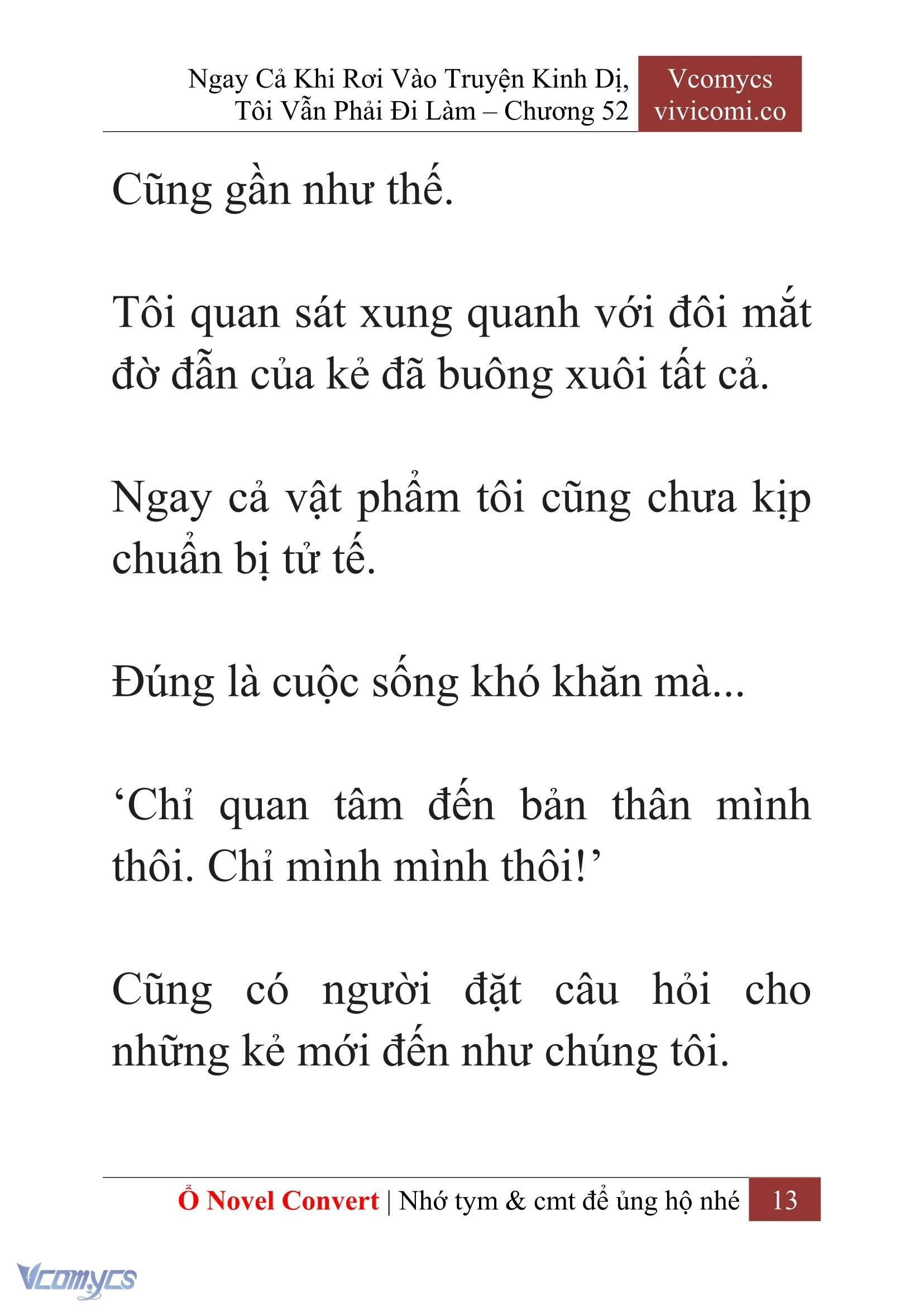 [Novel] Ngay Cả Khi Rơi Vào Truyện Kinh Dị, Tôi Vẫn Phải Đi Làm Chapter 52 - Trang 16