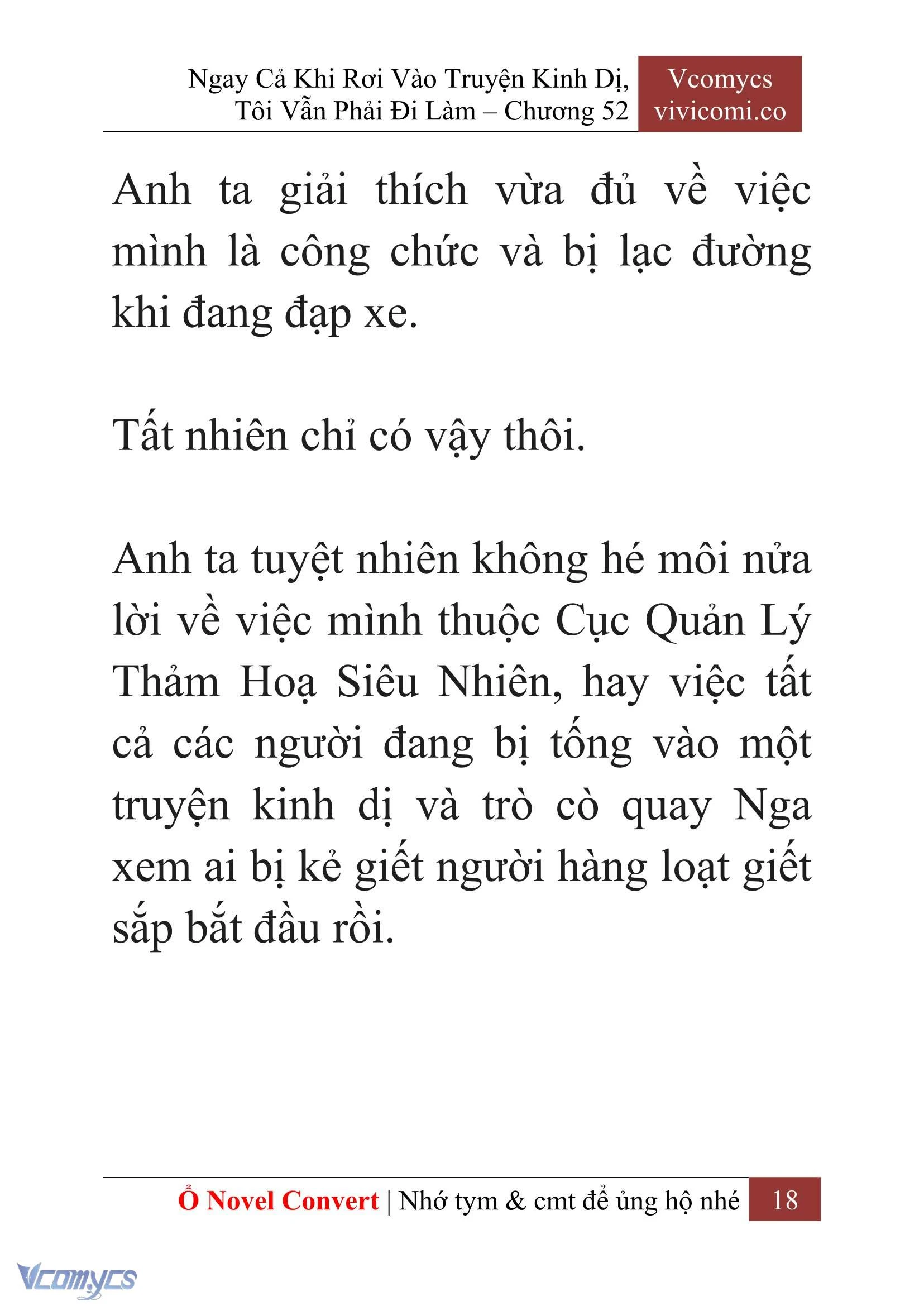 [Novel] Ngay Cả Khi Rơi Vào Truyện Kinh Dị, Tôi Vẫn Phải Đi Làm Chapter 52 - Trang 21