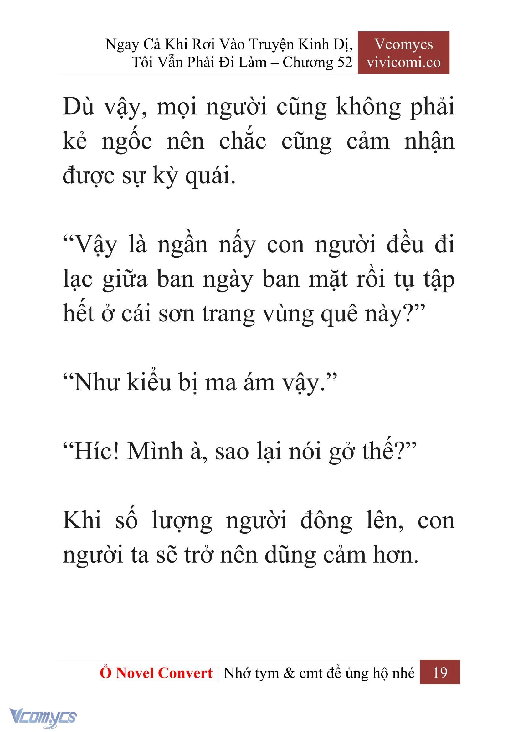 [Novel] Ngay Cả Khi Rơi Vào Truyện Kinh Dị, Tôi Vẫn Phải Đi Làm Chapter 52 - Trang 22