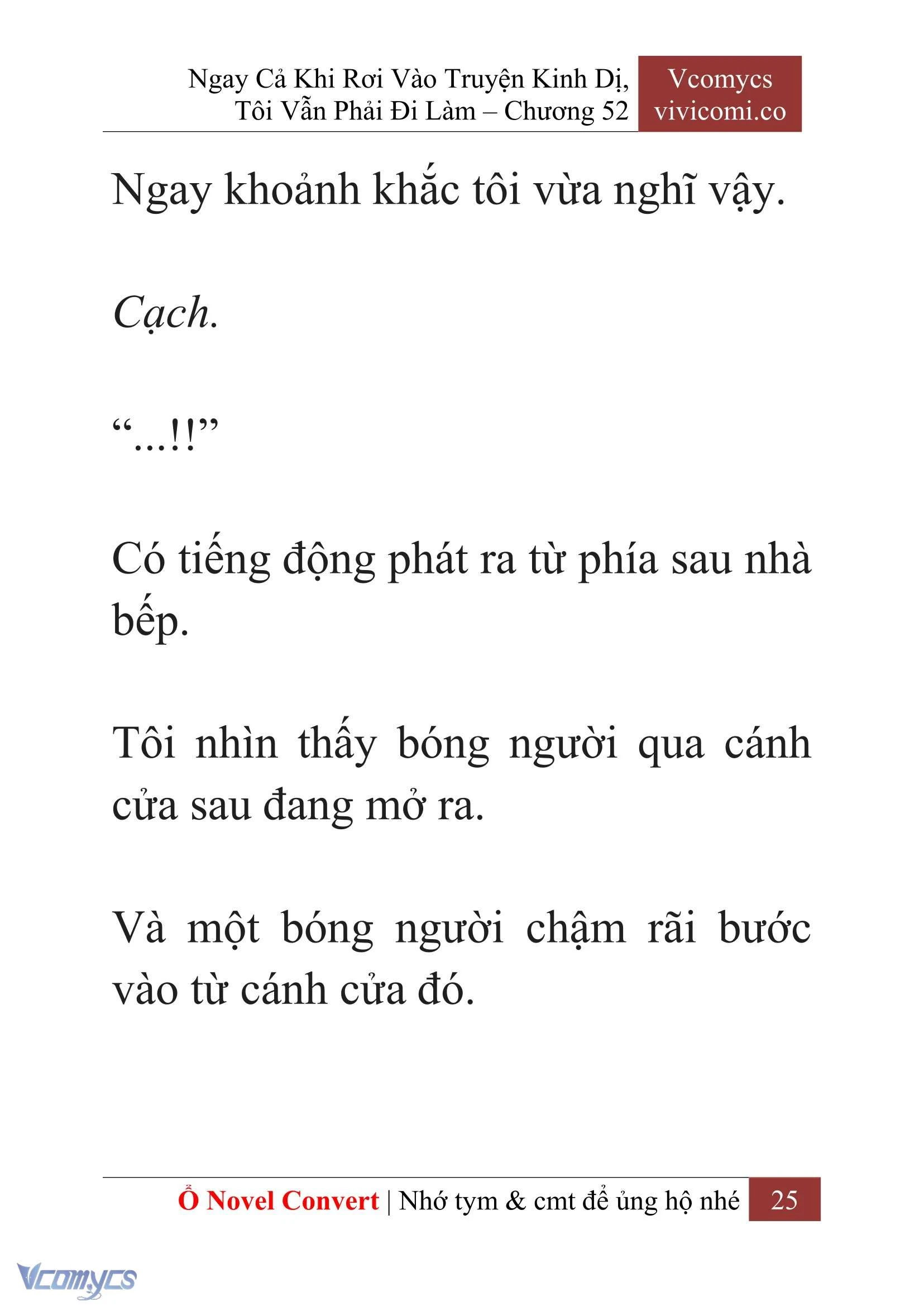 [Novel] Ngay Cả Khi Rơi Vào Truyện Kinh Dị, Tôi Vẫn Phải Đi Làm Chapter 52 - Trang 28
