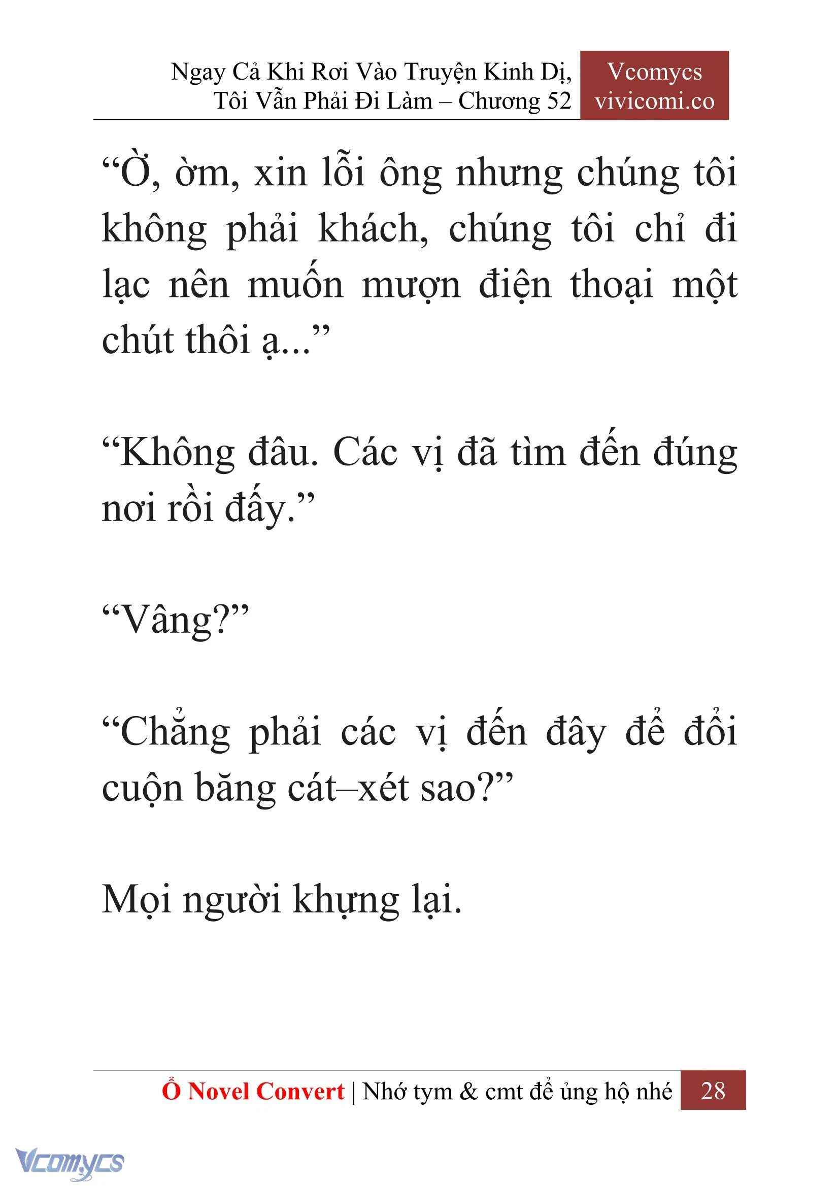 [Novel] Ngay Cả Khi Rơi Vào Truyện Kinh Dị, Tôi Vẫn Phải Đi Làm Chapter 52 - Trang 31