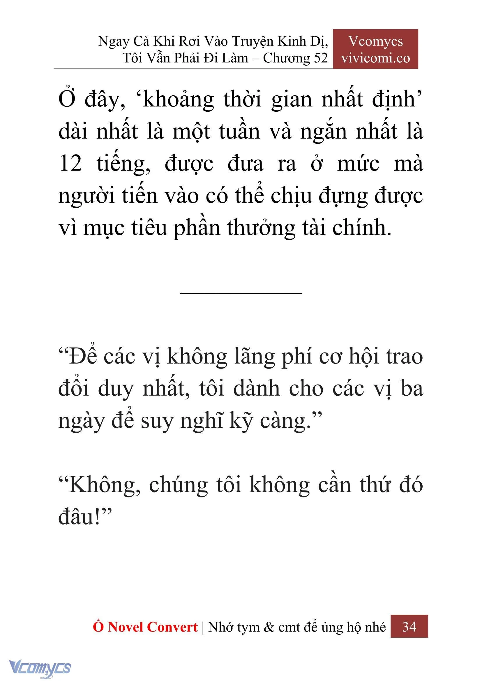[Novel] Ngay Cả Khi Rơi Vào Truyện Kinh Dị, Tôi Vẫn Phải Đi Làm Chapter 52 - Trang 37