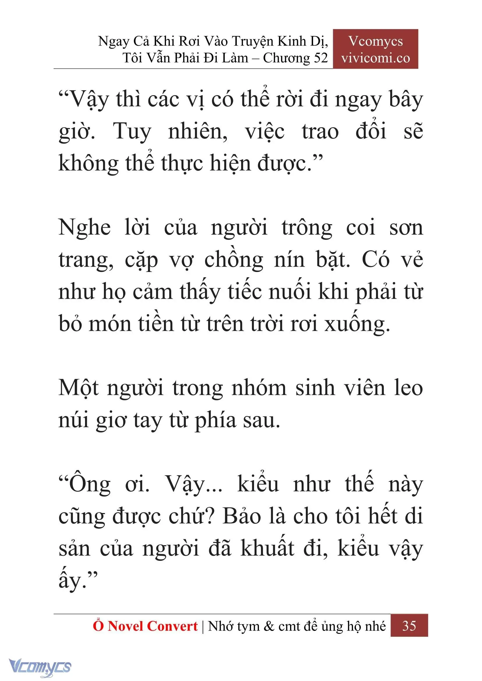 [Novel] Ngay Cả Khi Rơi Vào Truyện Kinh Dị, Tôi Vẫn Phải Đi Làm Chapter 52 - Trang 38