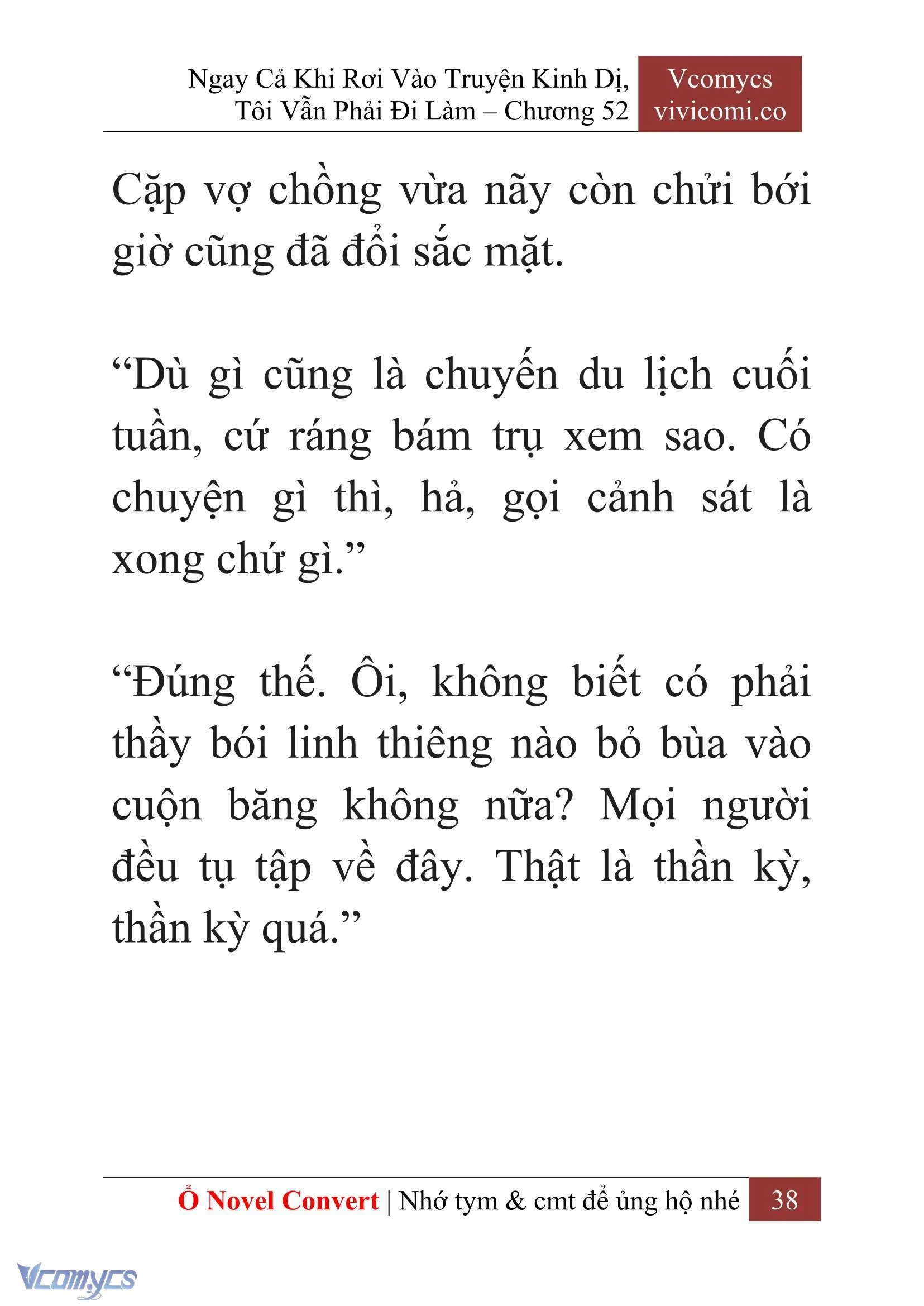 [Novel] Ngay Cả Khi Rơi Vào Truyện Kinh Dị, Tôi Vẫn Phải Đi Làm Chapter 52 - Trang 41