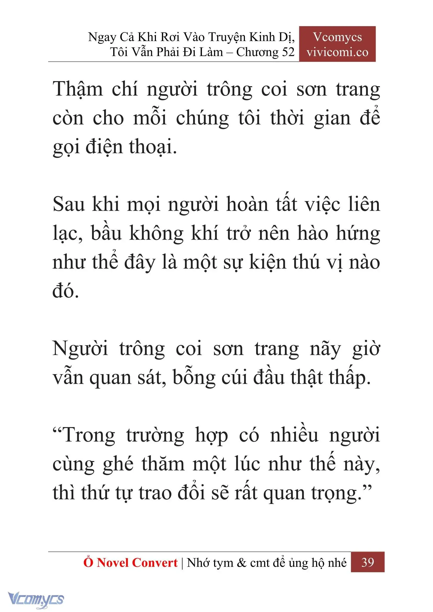 [Novel] Ngay Cả Khi Rơi Vào Truyện Kinh Dị, Tôi Vẫn Phải Đi Làm Chapter 52 - Trang 42
