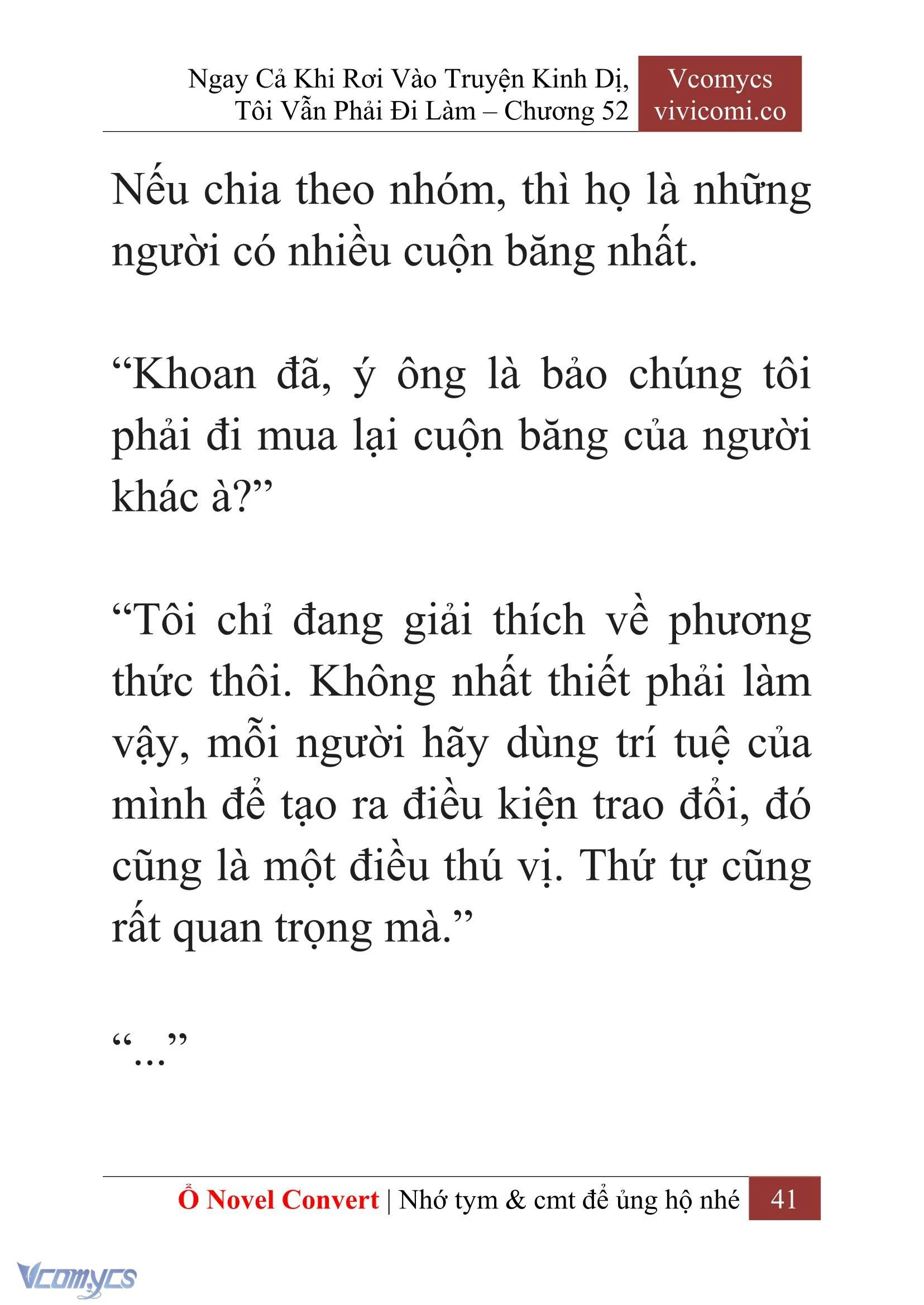 [Novel] Ngay Cả Khi Rơi Vào Truyện Kinh Dị, Tôi Vẫn Phải Đi Làm Chapter 52 - Trang 44