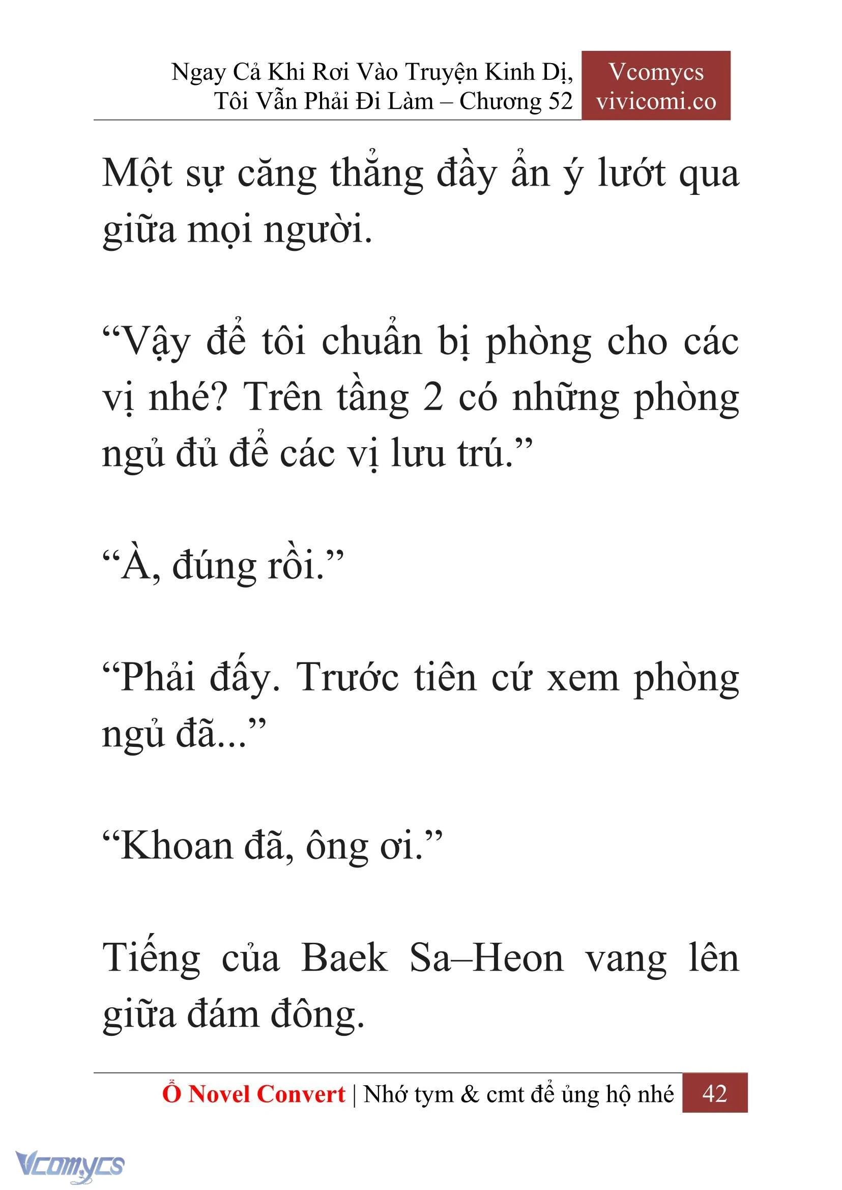 [Novel] Ngay Cả Khi Rơi Vào Truyện Kinh Dị, Tôi Vẫn Phải Đi Làm Chapter 52 - Trang 45